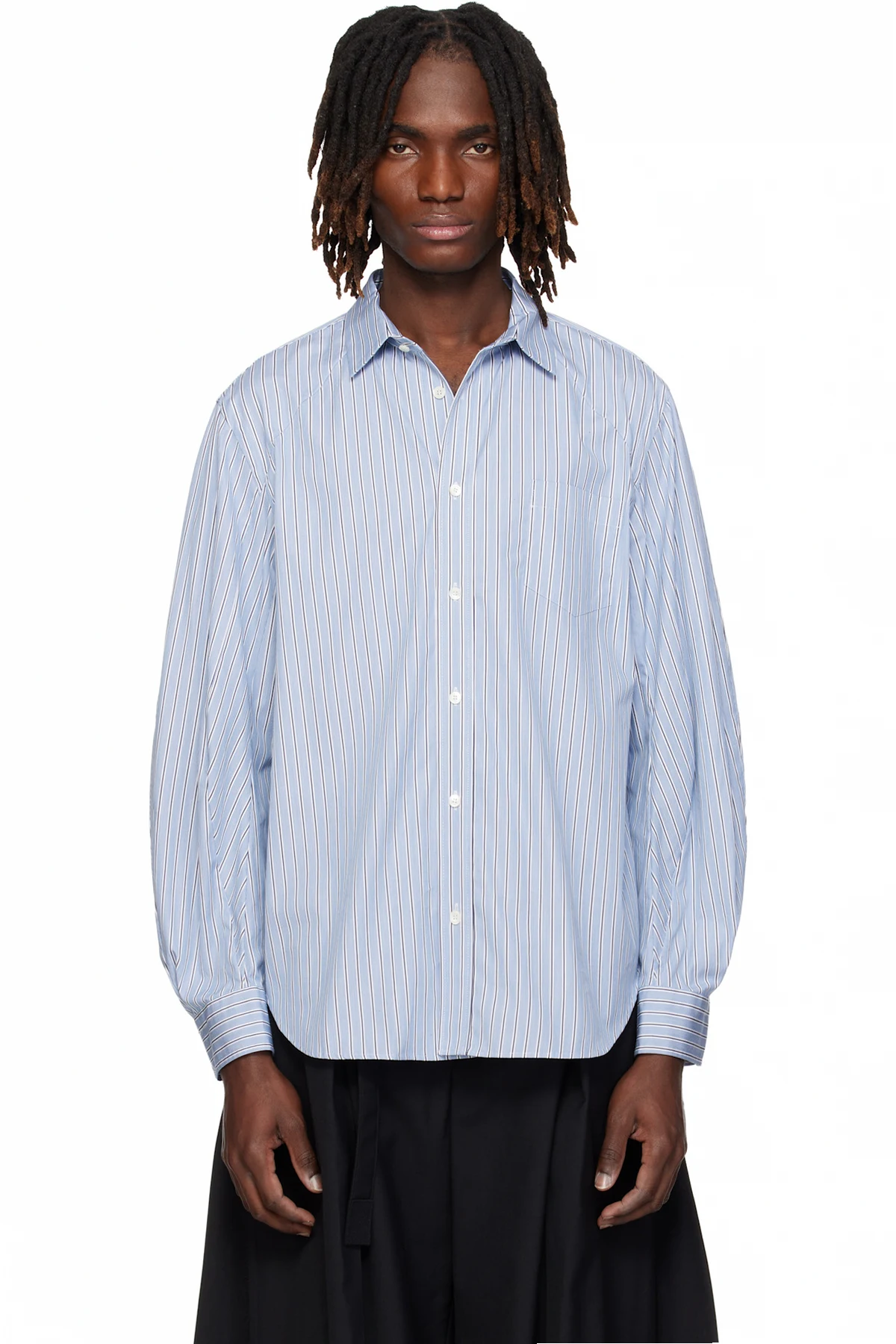 Blue Poplin Shirt