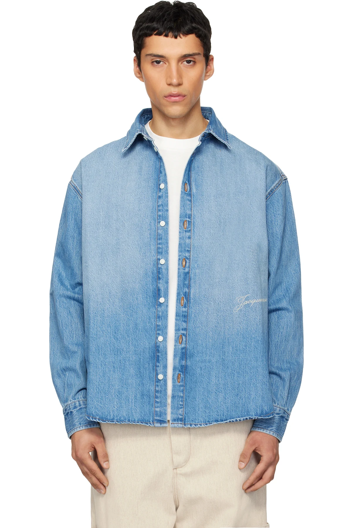 Blue 'The Simon de-Nîmes' Denim Shirt