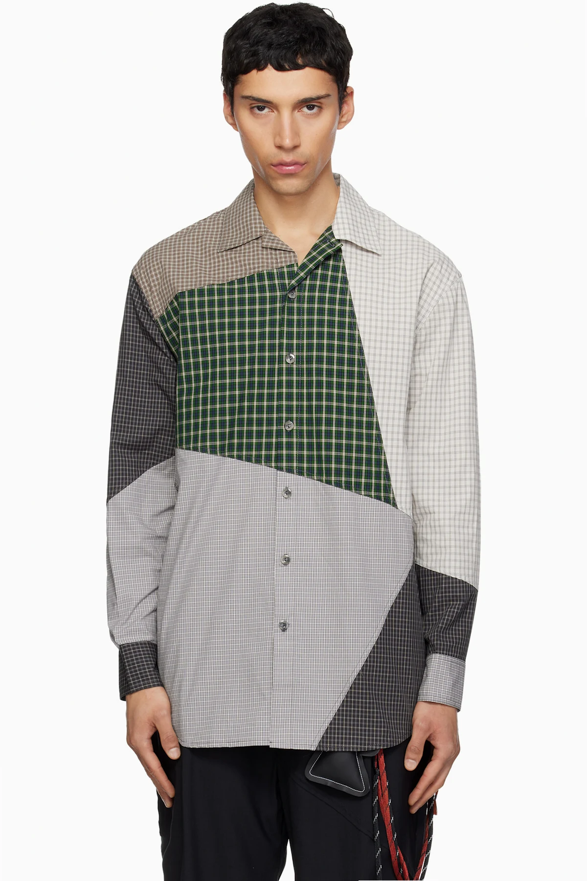 Multicolor L/S Oversized Shirt