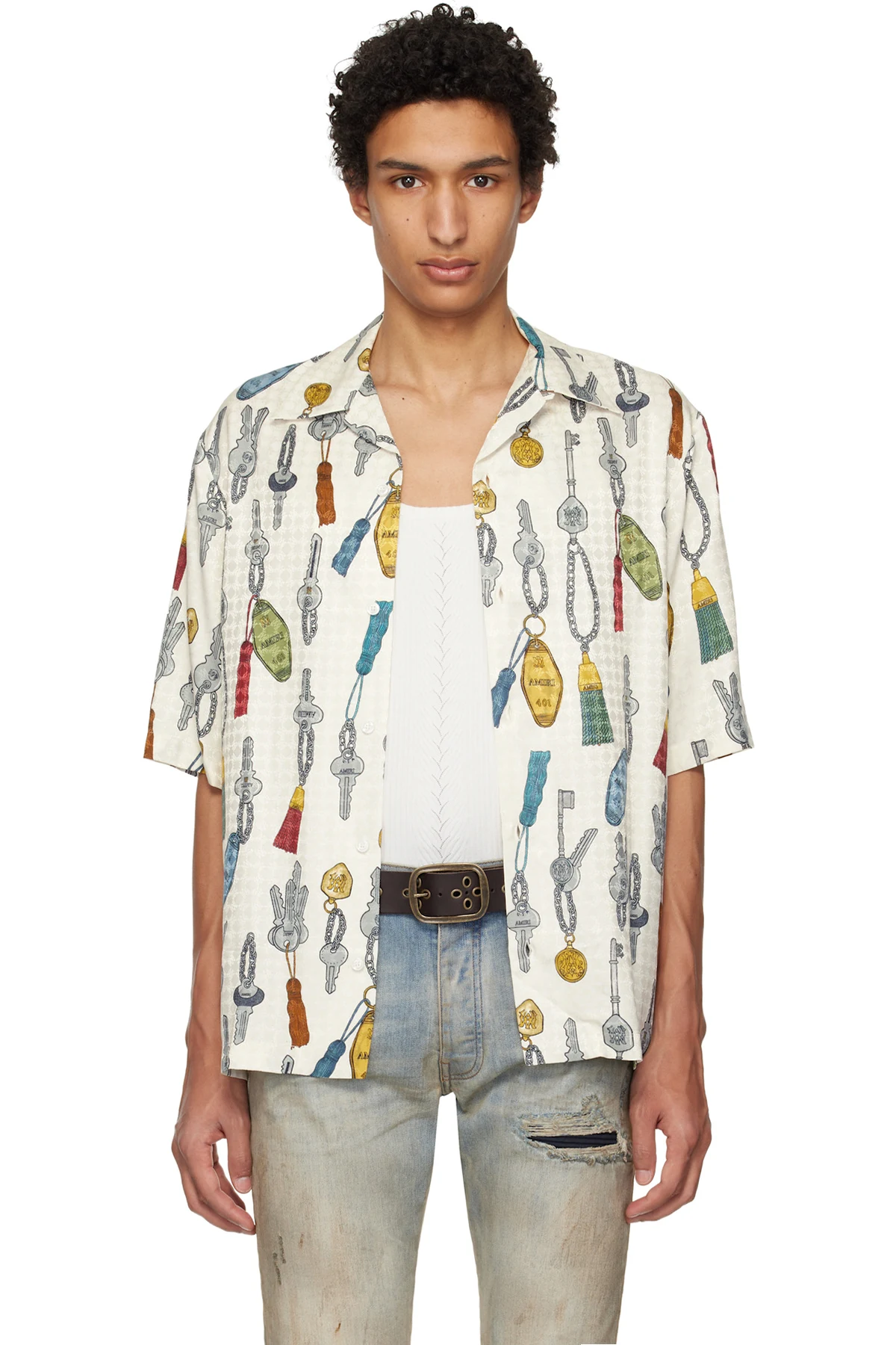 Off-White Keys Camp Shirt
