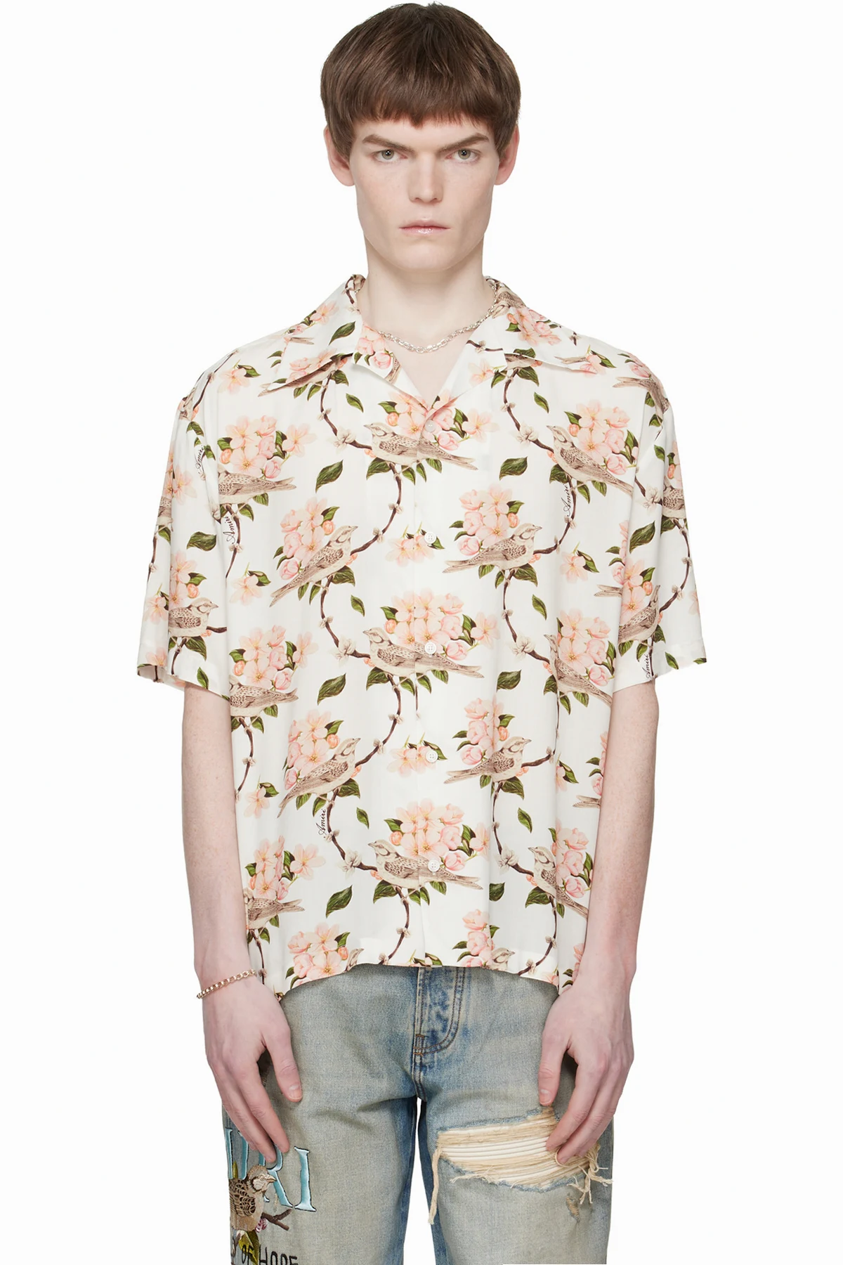 Off-White Sparrow Oversized Camp Shirt