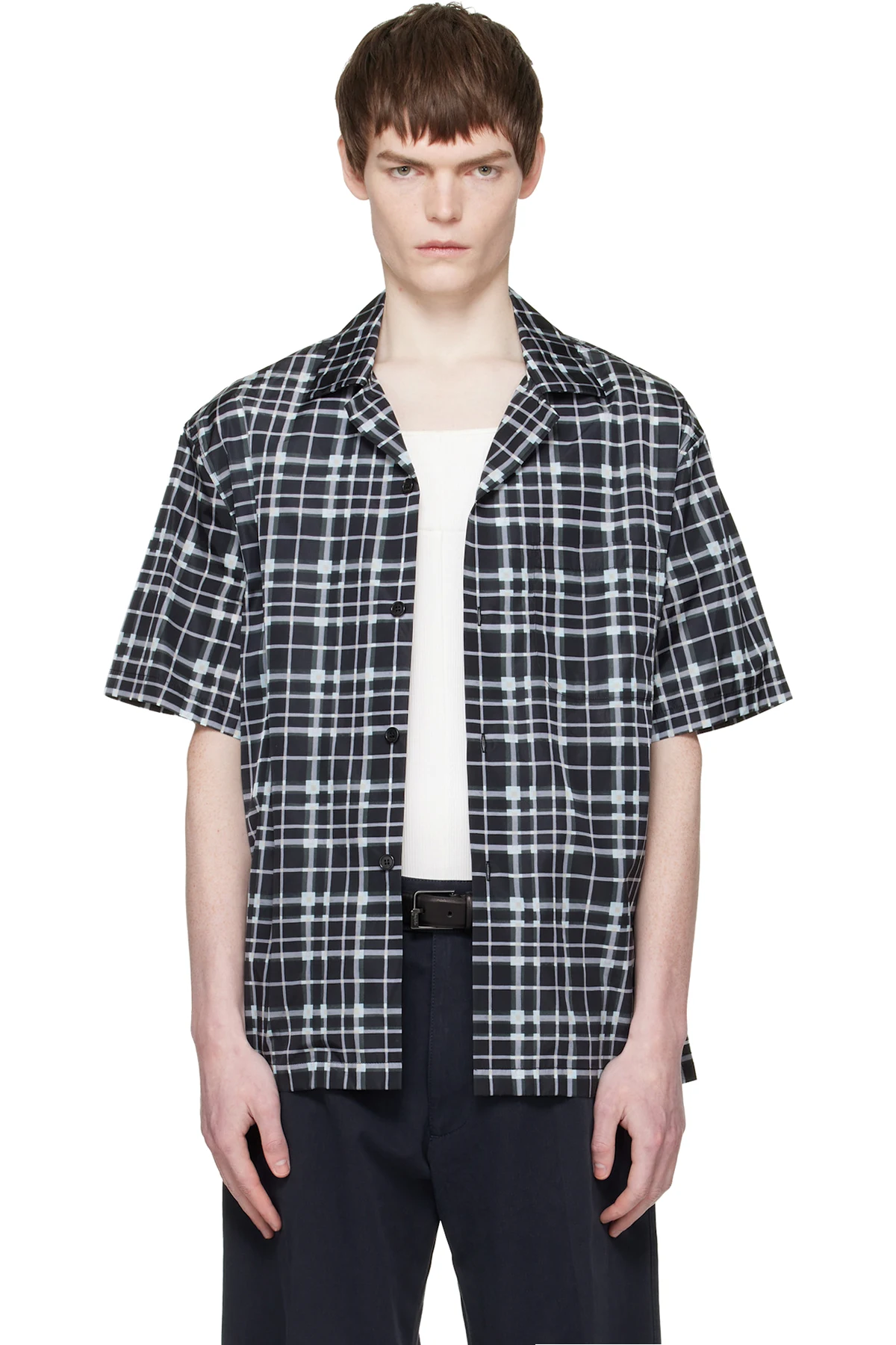 Black Checked Shirt
