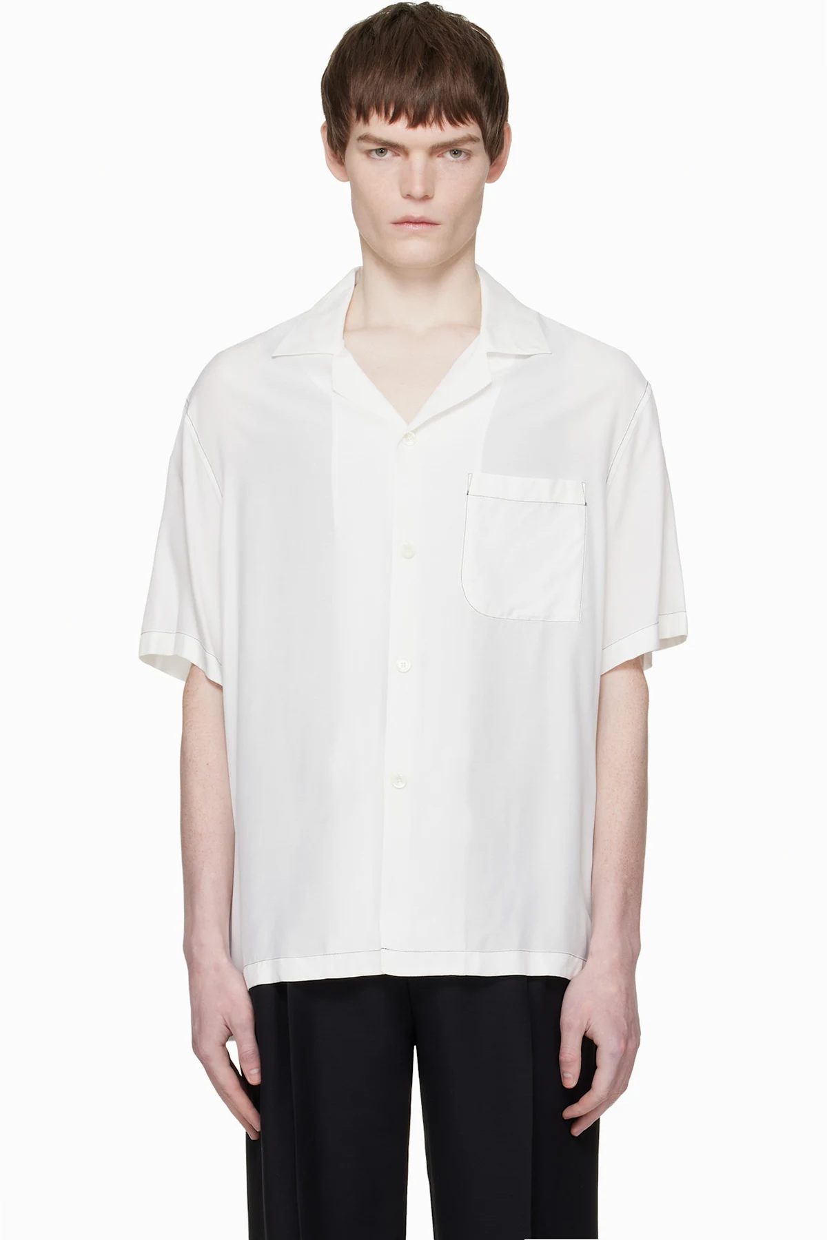 White 'Mother and Daughter' Print Shirt