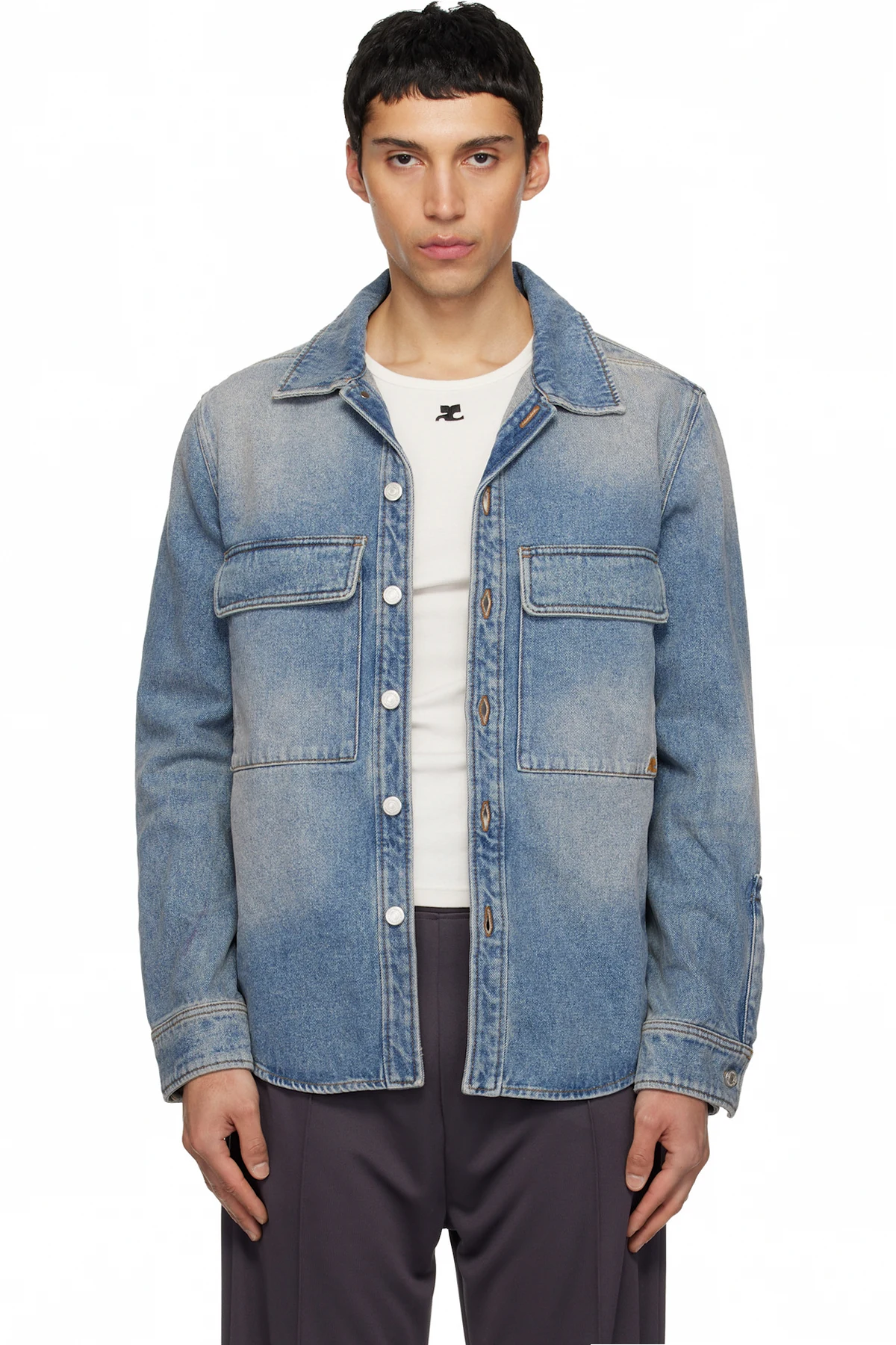 Blue Workwear Denim Shirt