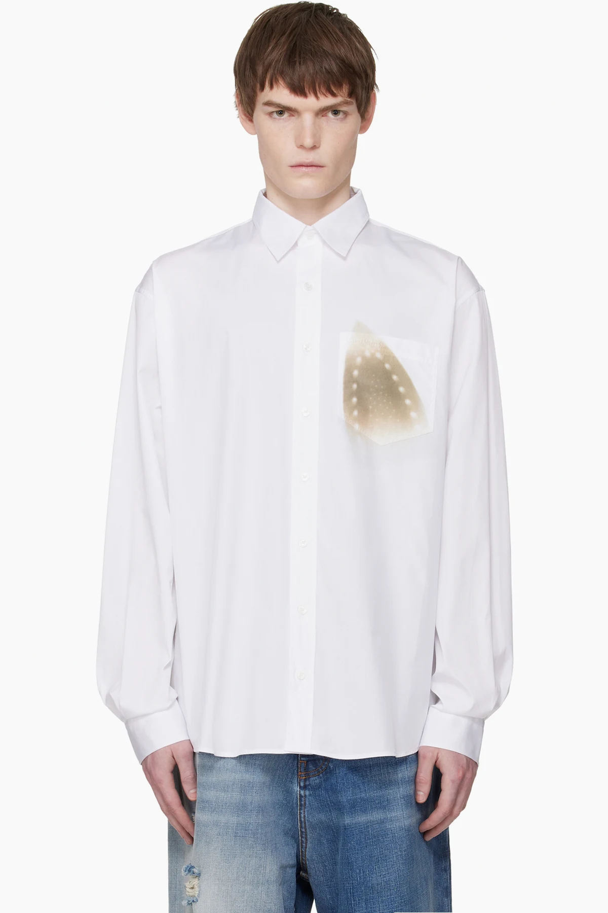 White Well Ironed Classic Shirt