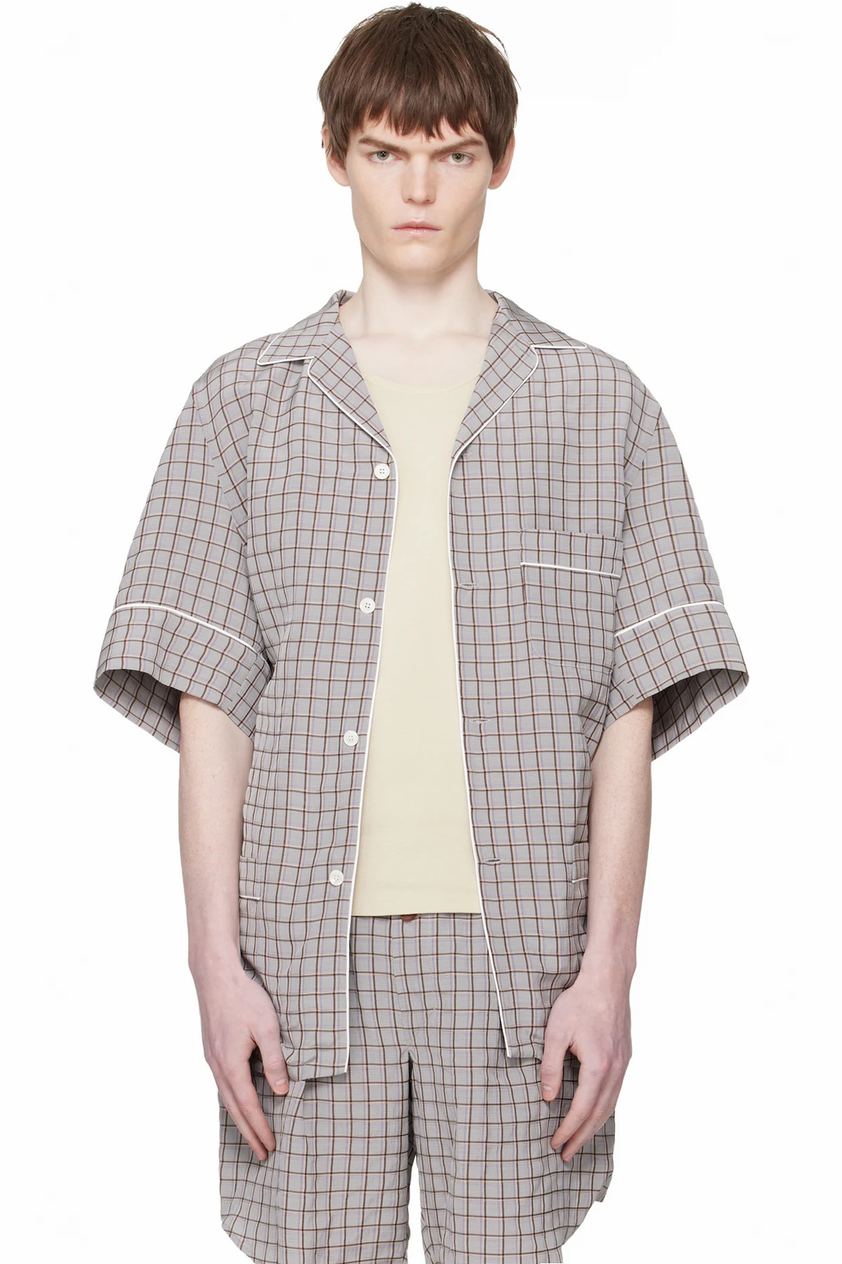 Gray & Brown SS Shirt