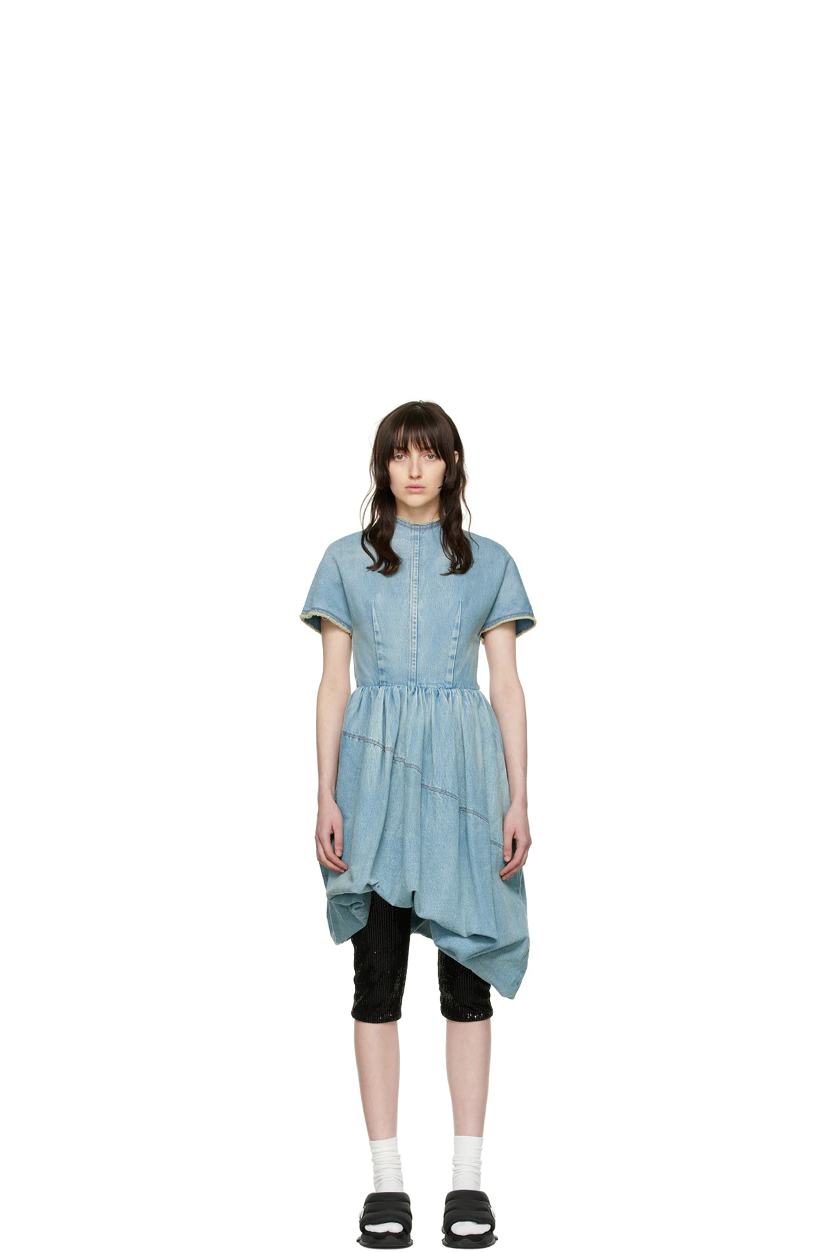 Blue Denim Mini Dress