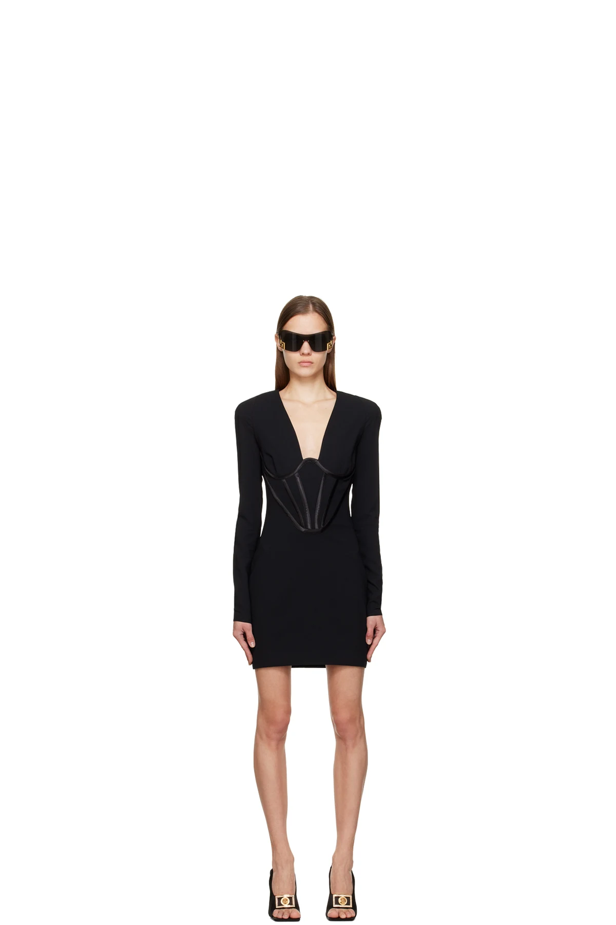 Black Corset Mini Dress