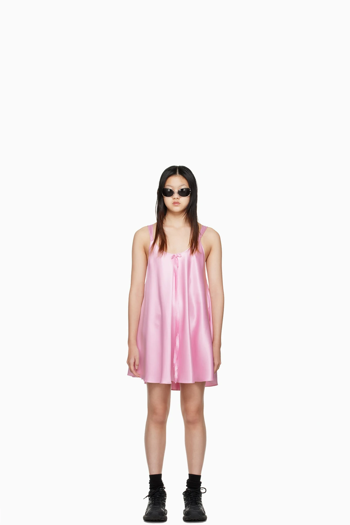 Pink Knotted Minidress