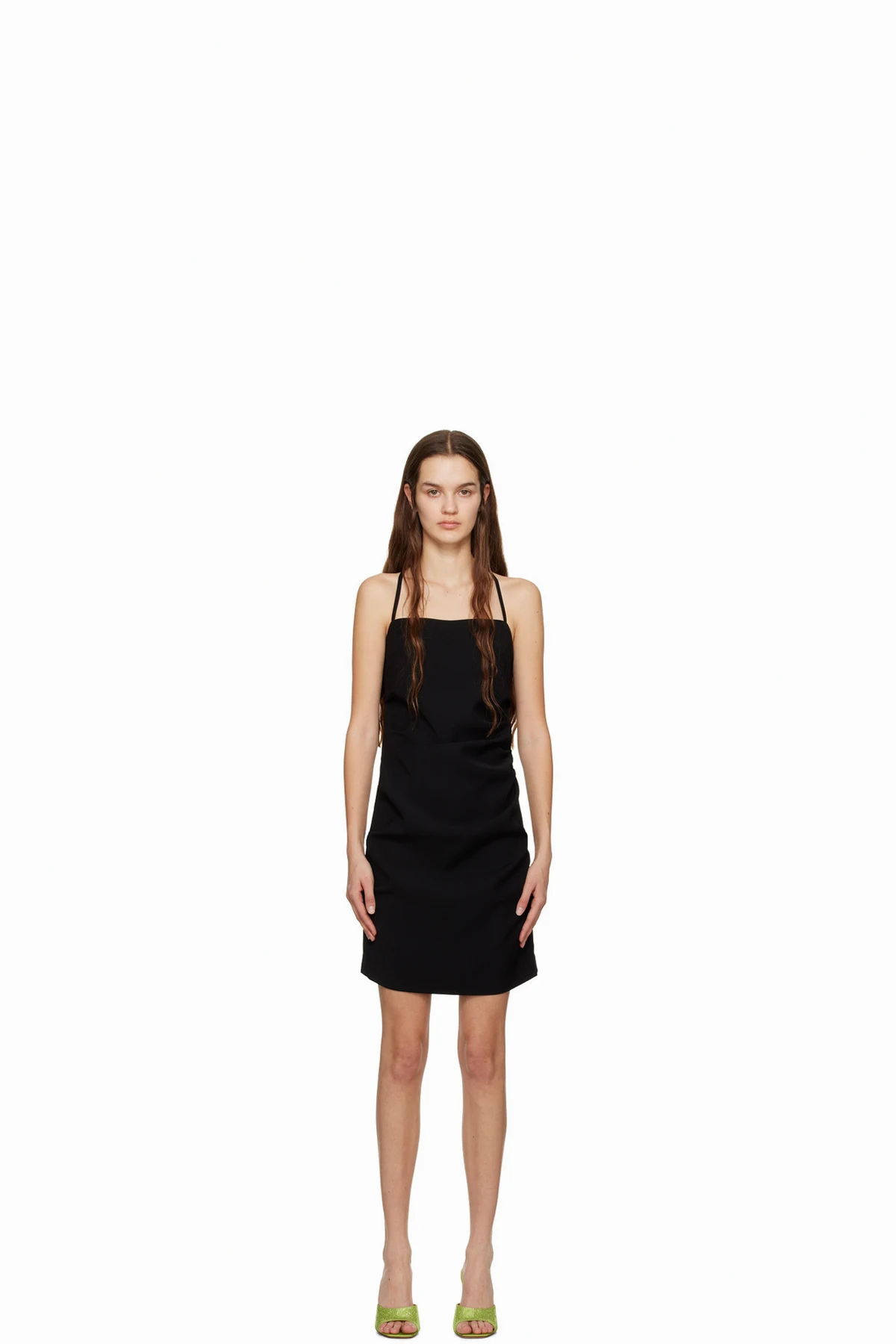 Black Criss-Crossing Minidress
