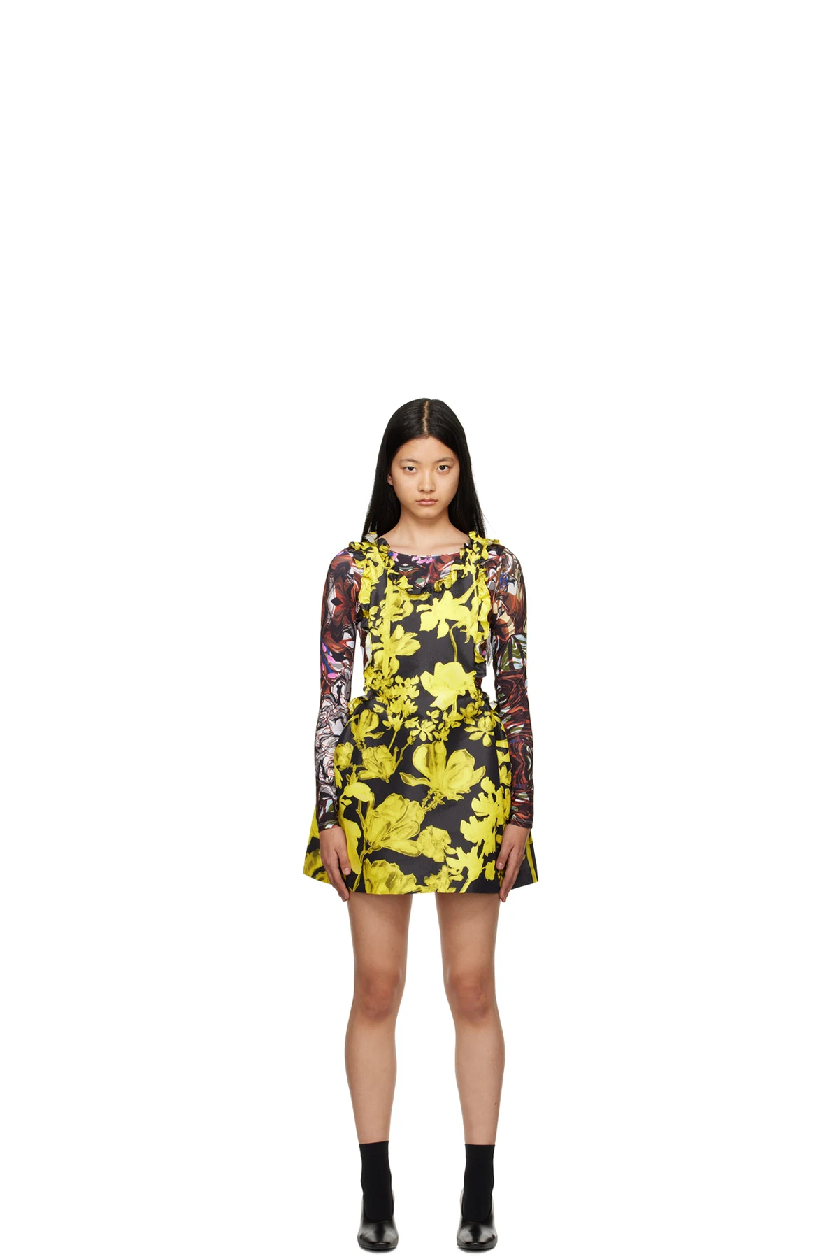 Black Kathy Minidress
