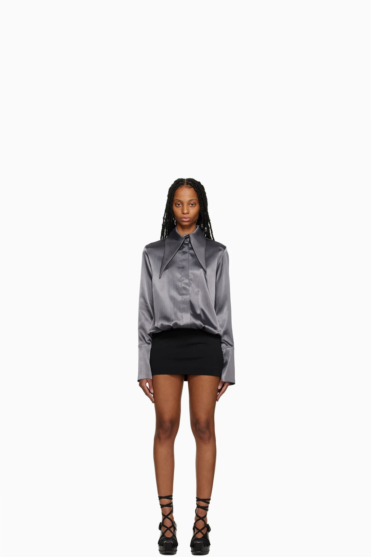 SSENSE Work Capsule – Gray Dara Minidress