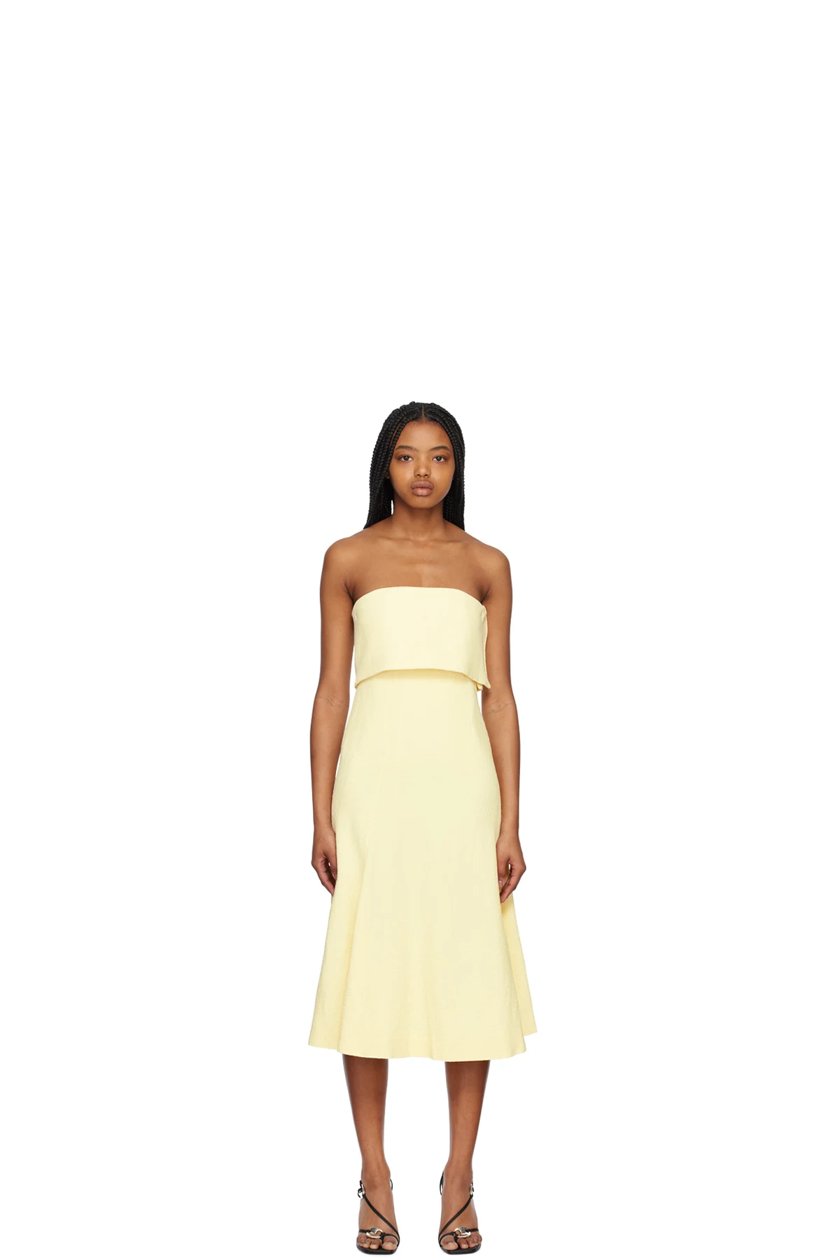 Yellow Artist Minidress