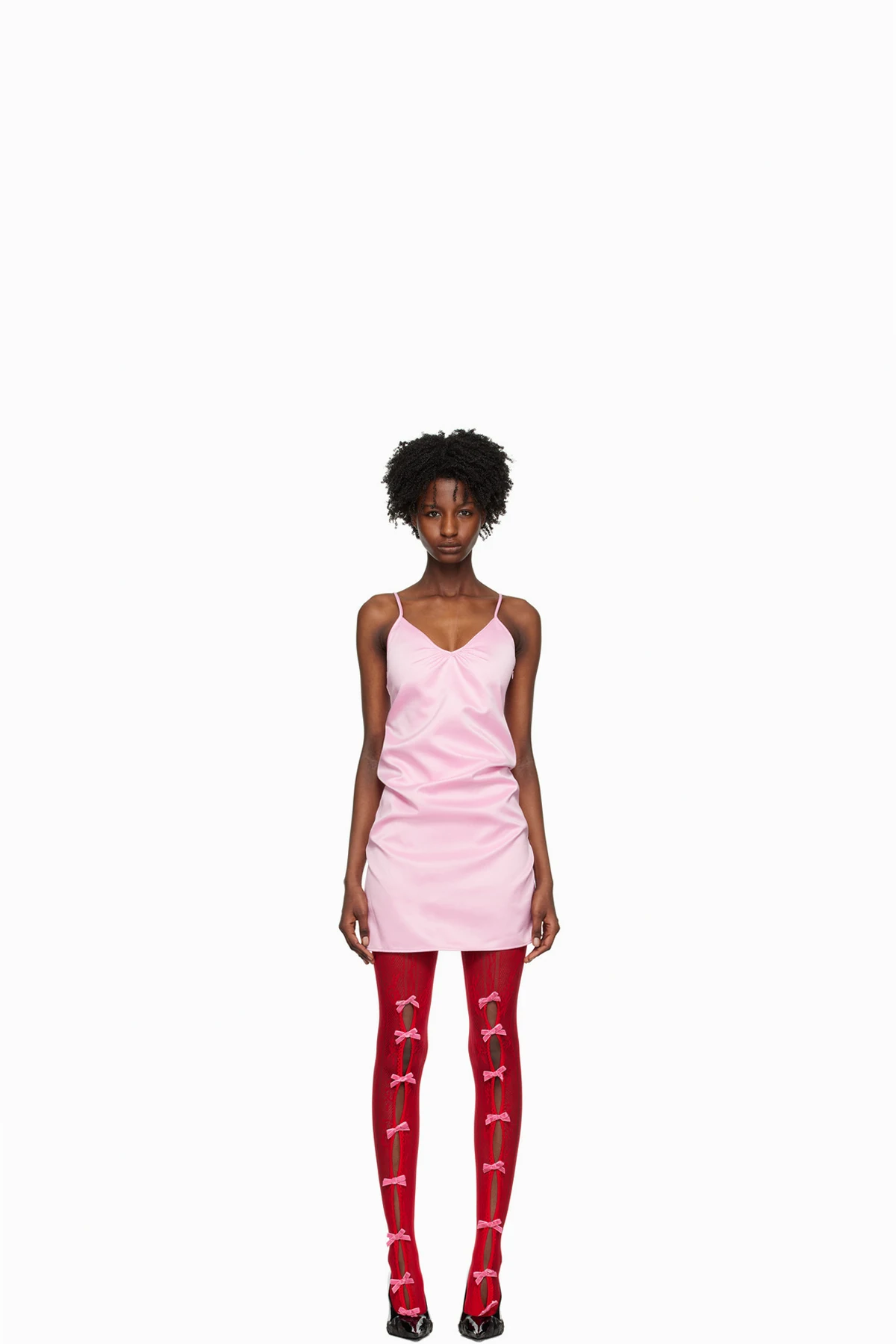 Pink Slip Minidress