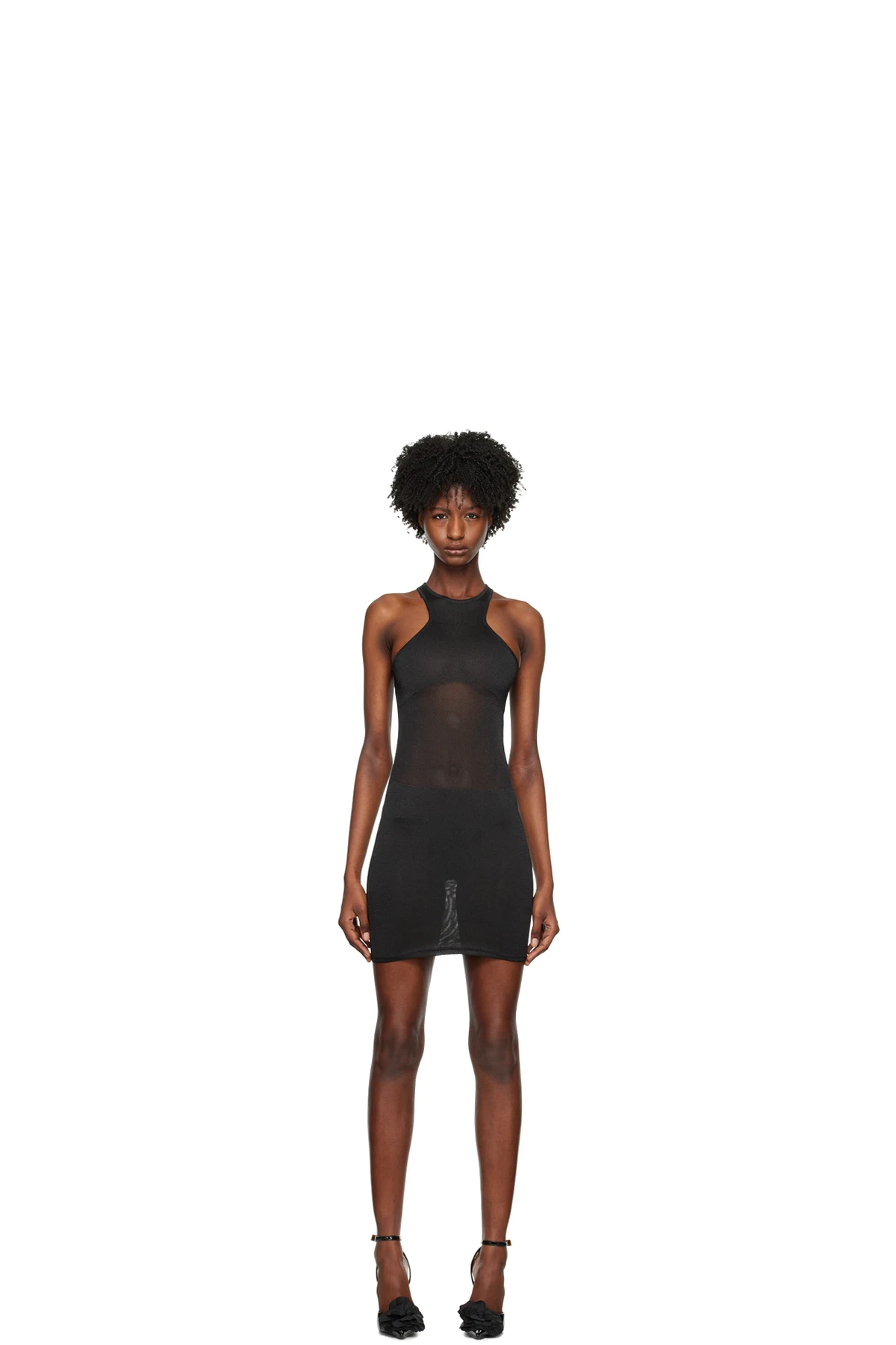 Black Elaine Minidress