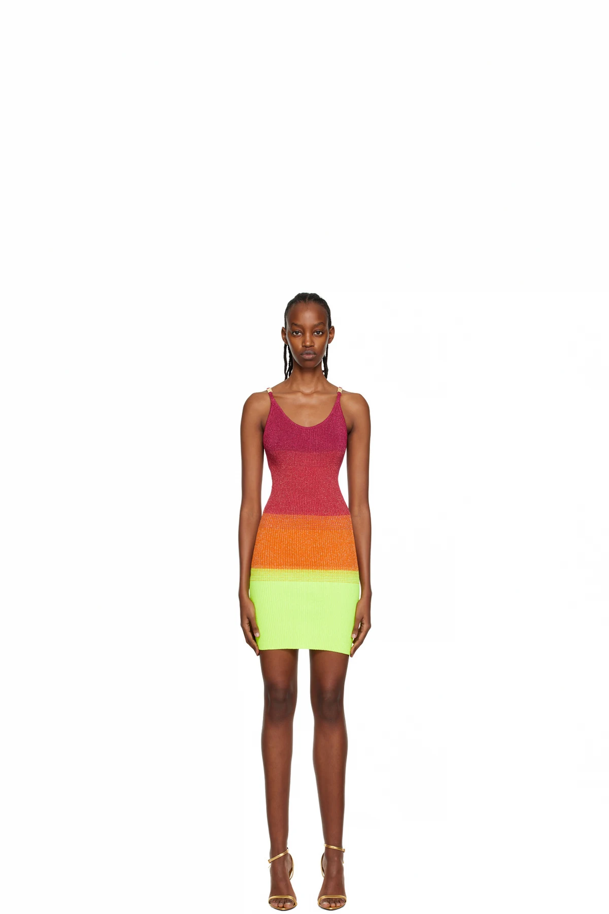 Multicolor Degradé Minidress