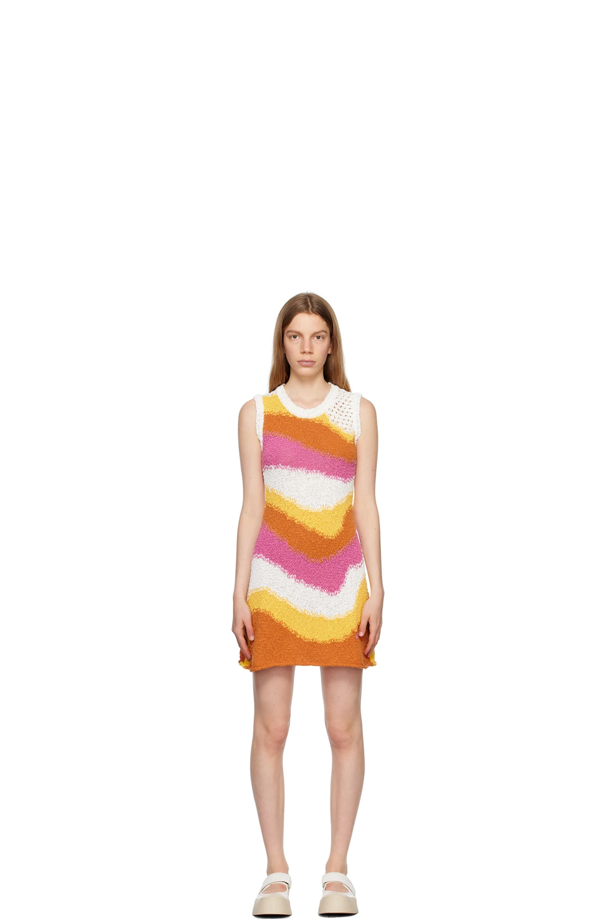Multicolor Embroidered Dress