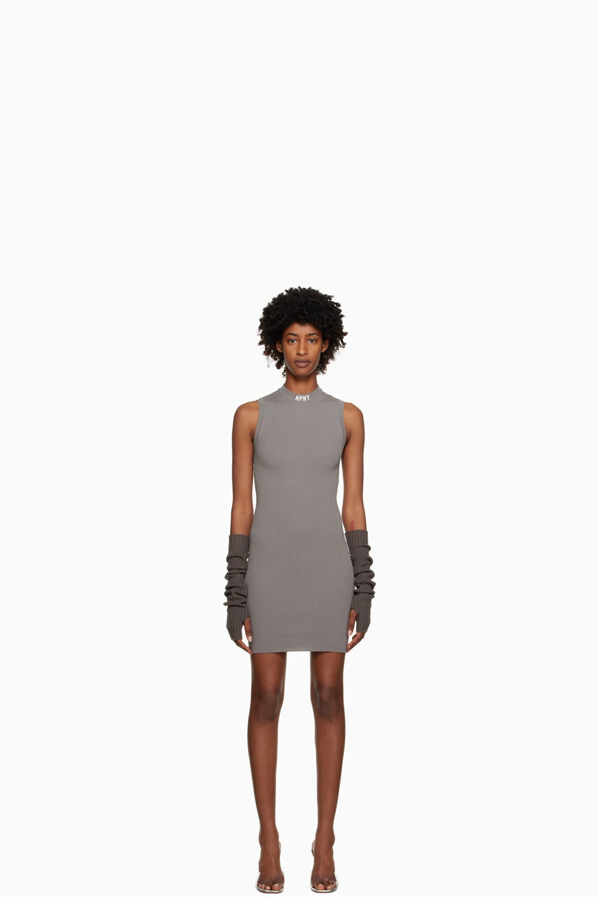 Gray 'HPNY' Minidress
