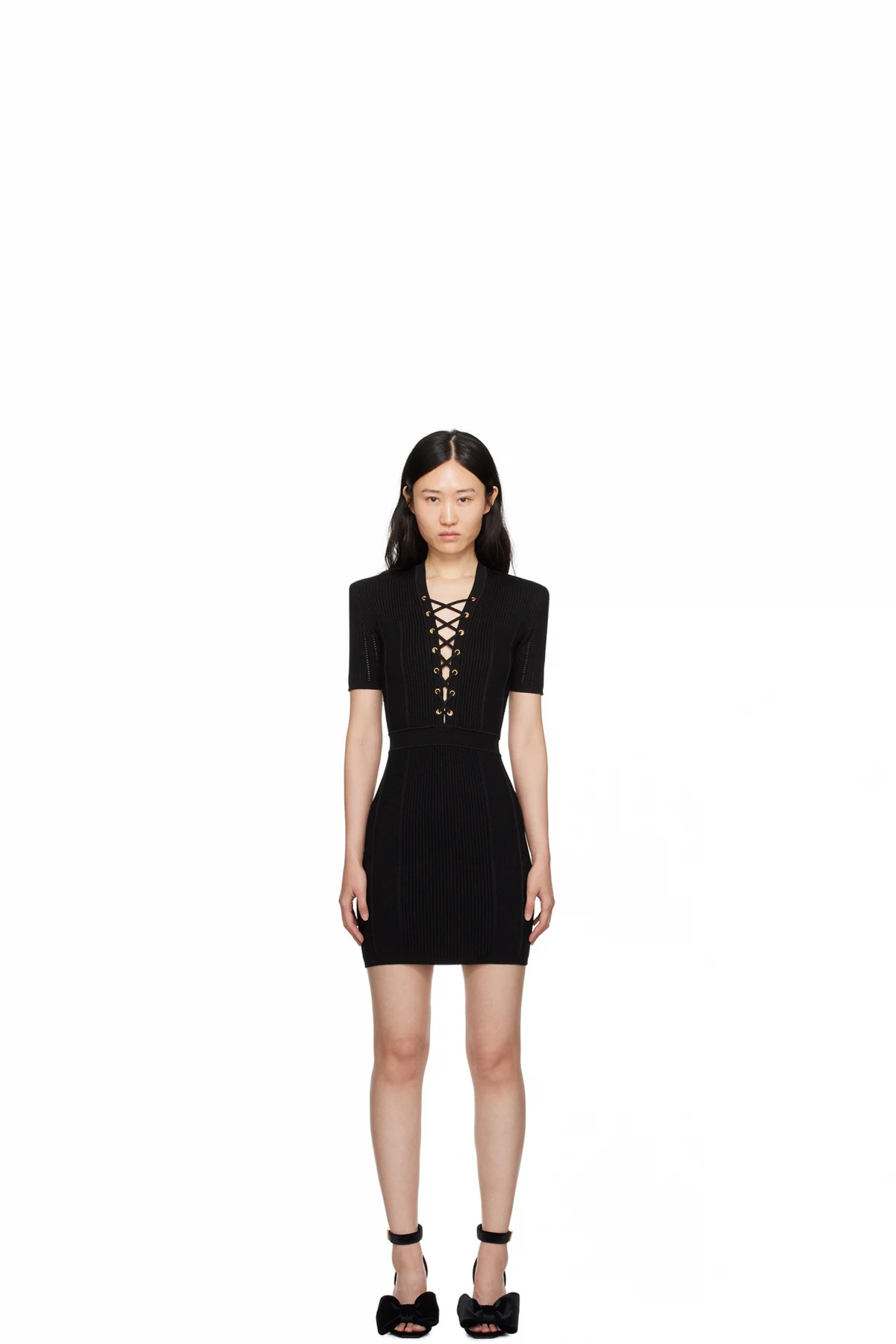 Black Laced Minidress
