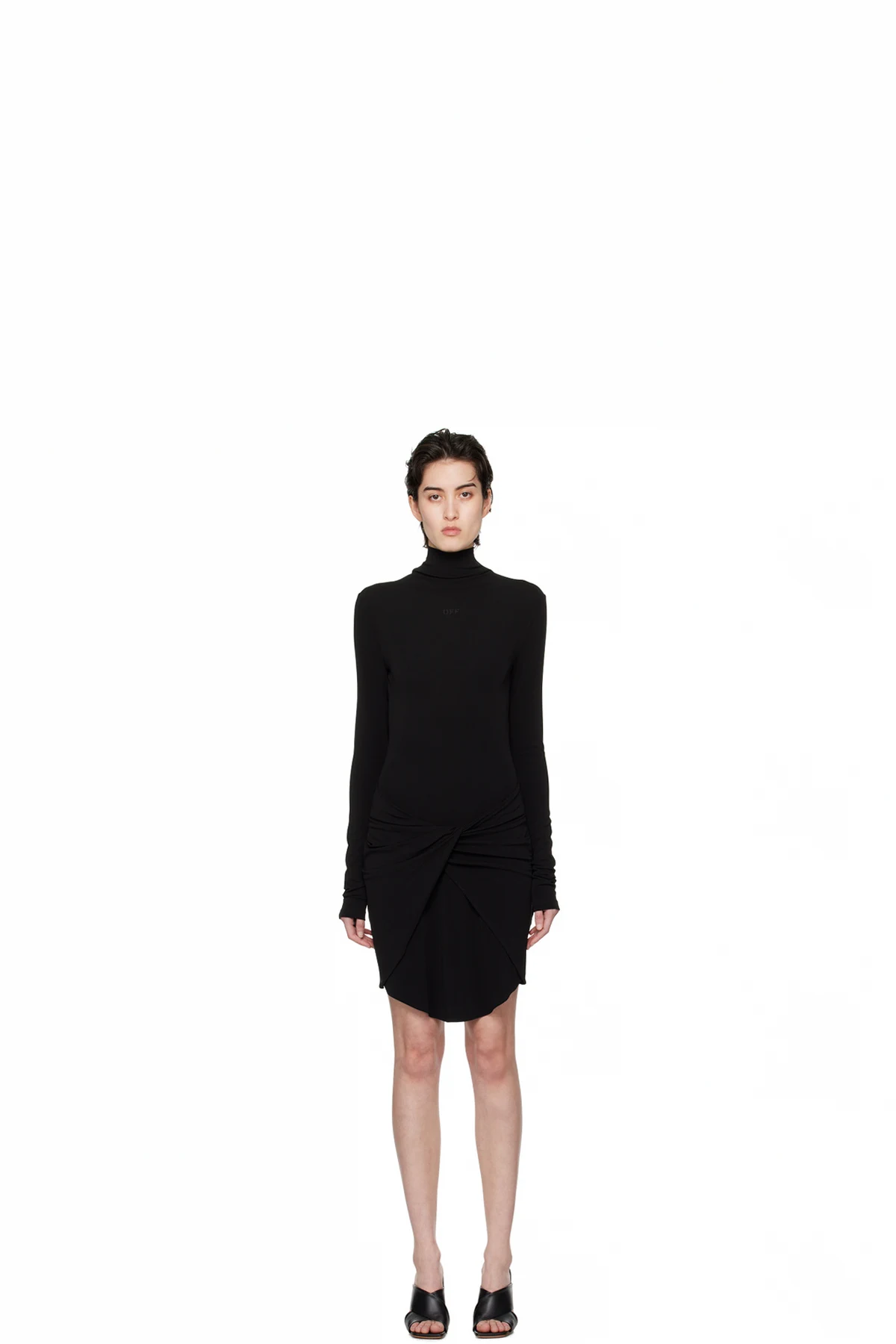 Black Twist Minidress