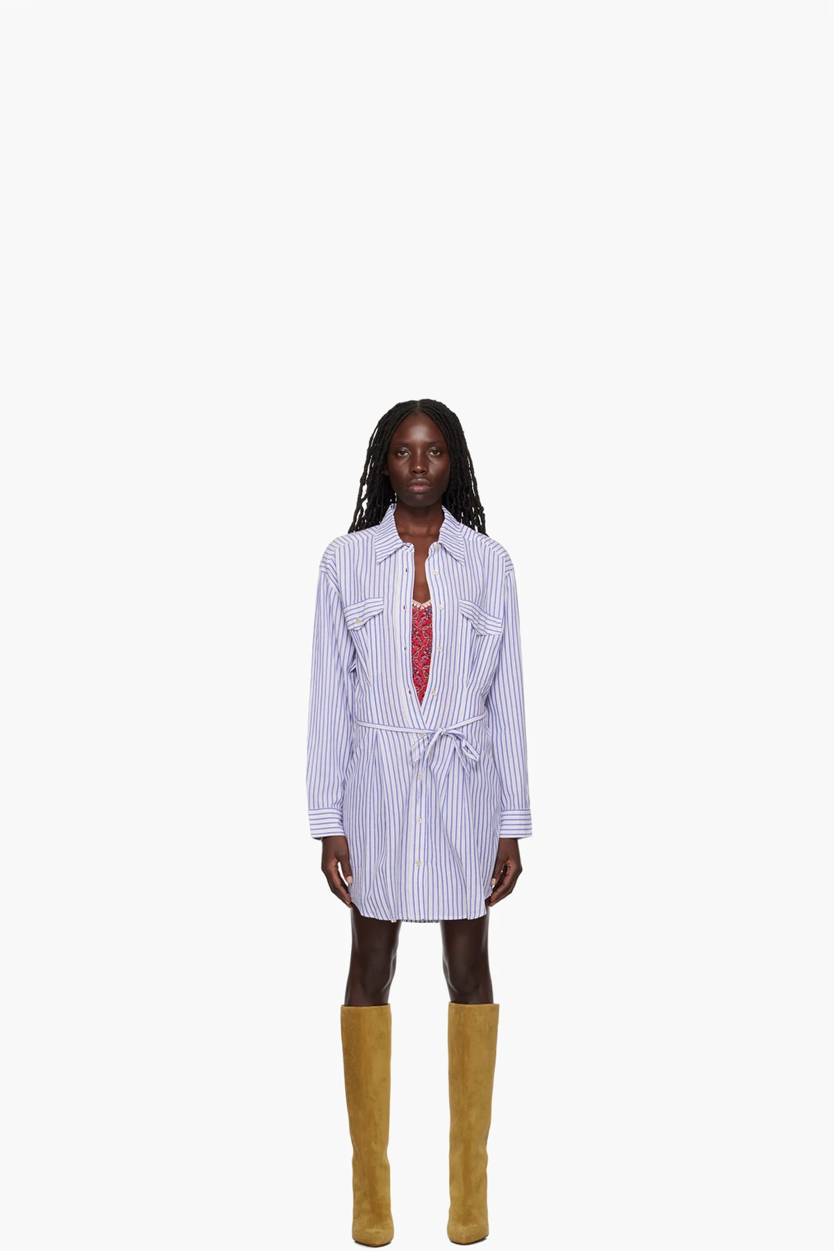 Blue Liliane Minidress