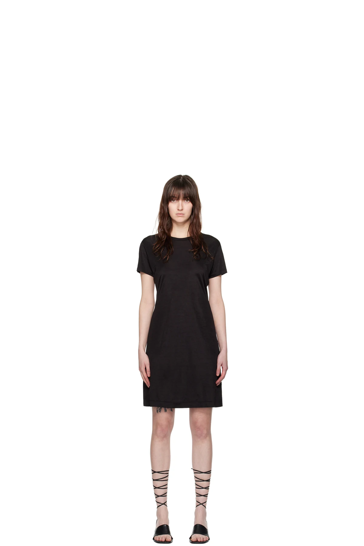 Black Shiny Minidress