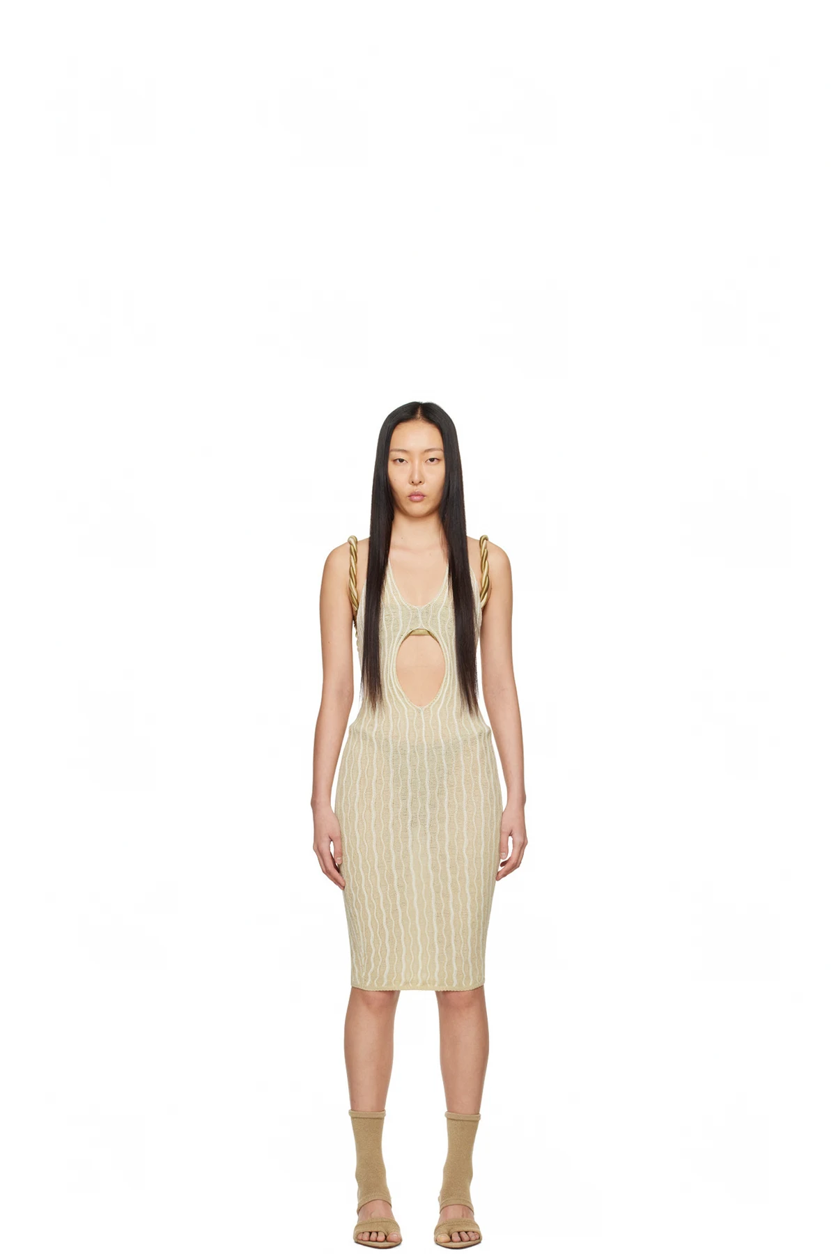 SSENSE Exclusive Beige Cactus Minidress