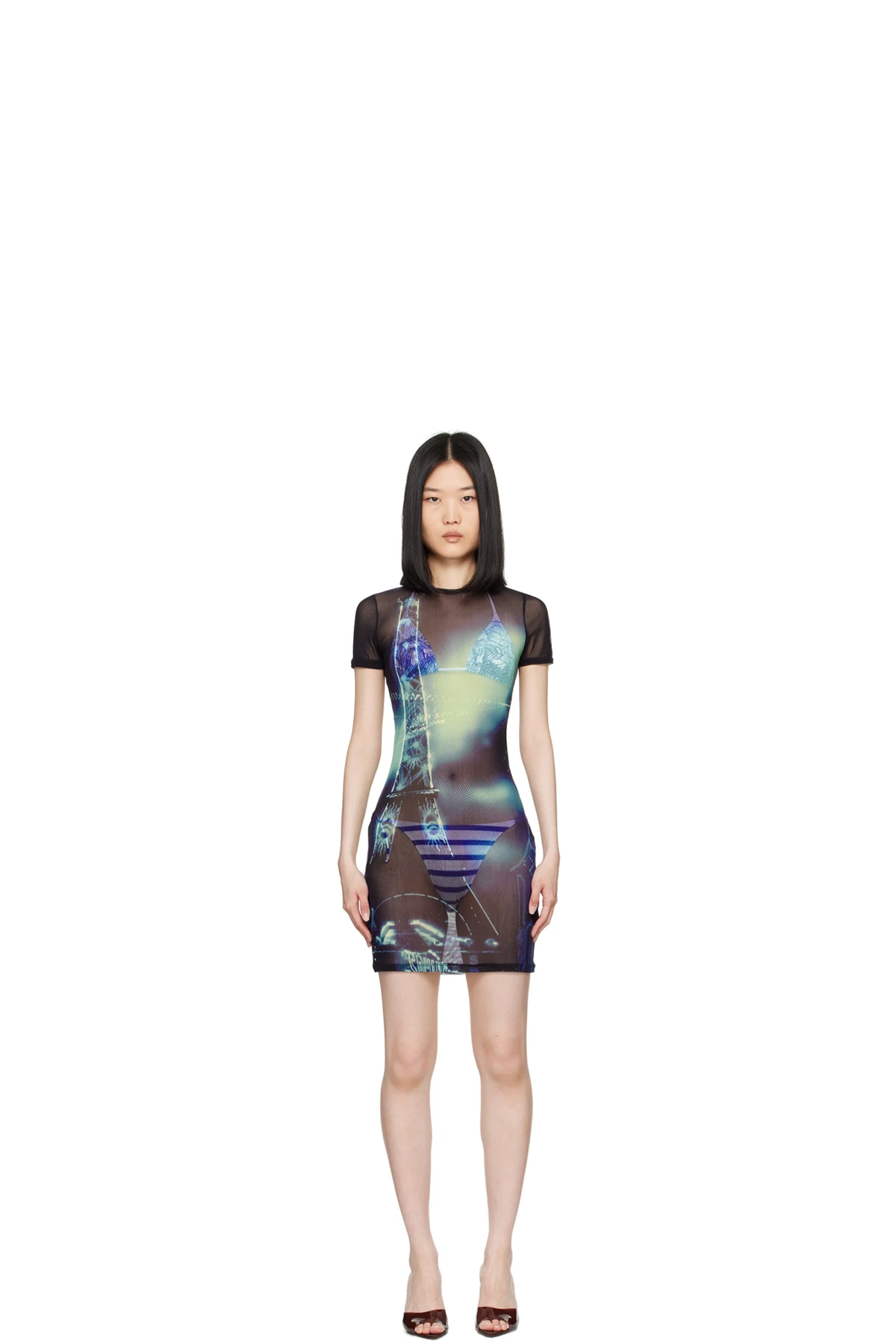 Blue 'The Pigalle' Minidress