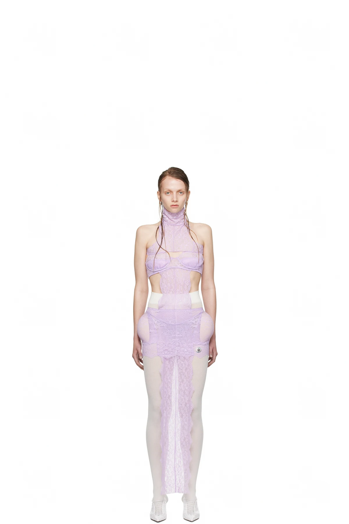 Purple Shayne Oliver Edition Minidress