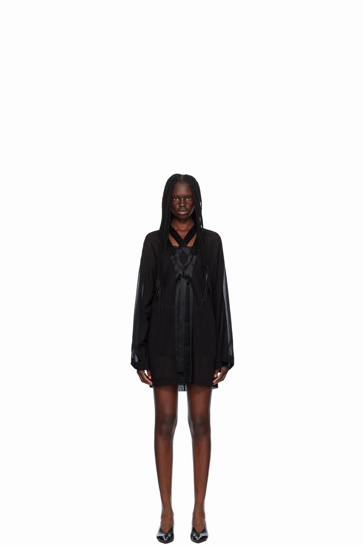 Black Mehna Minidress