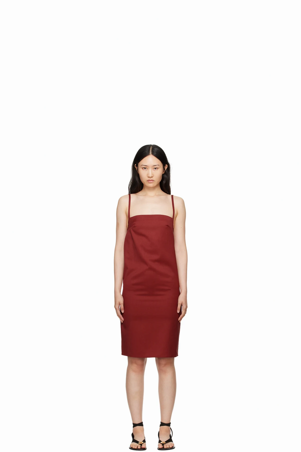 Burgundy Blanca Minidress