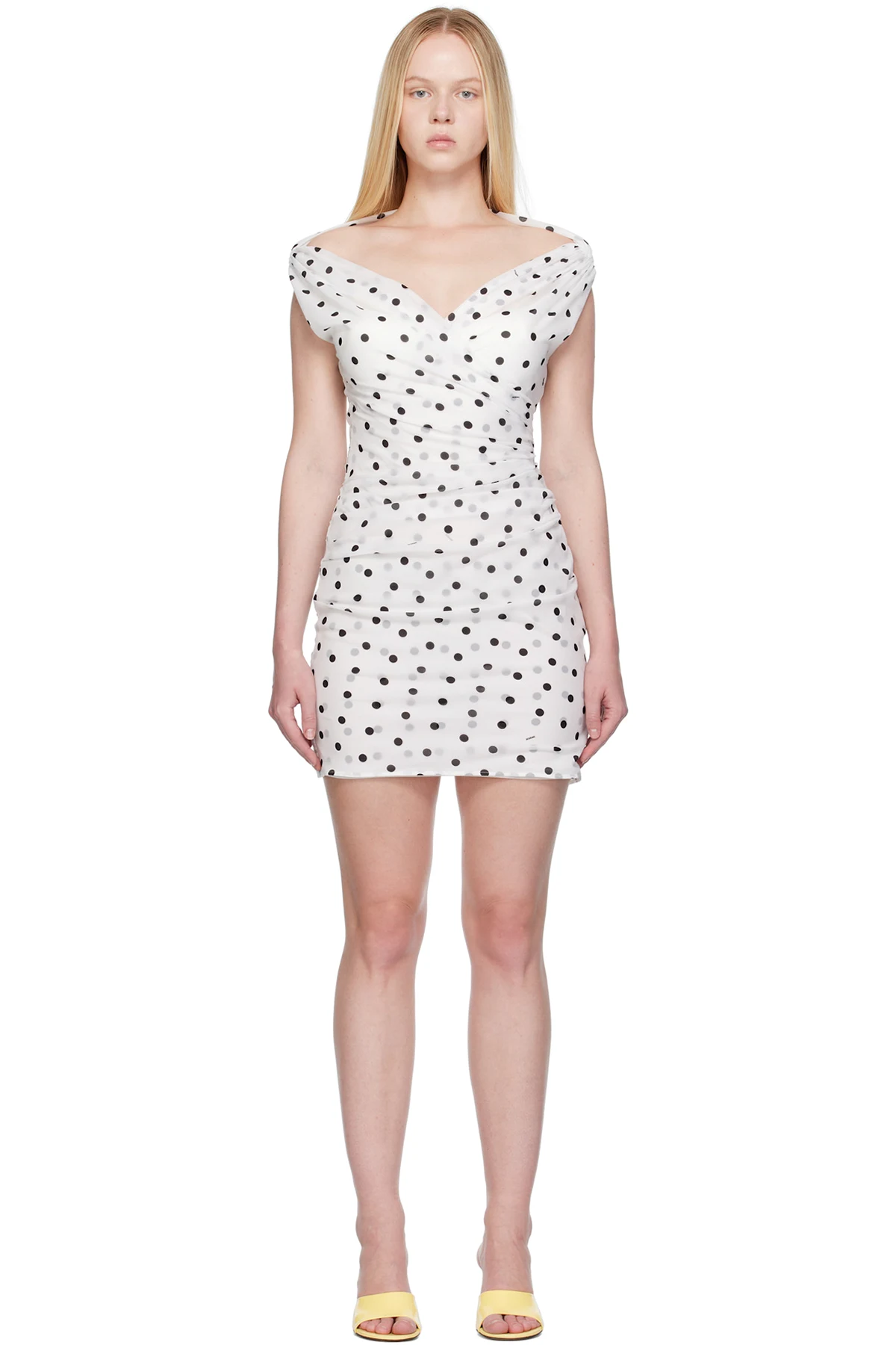 White & Black La Croisière 'The Rita' Minidress