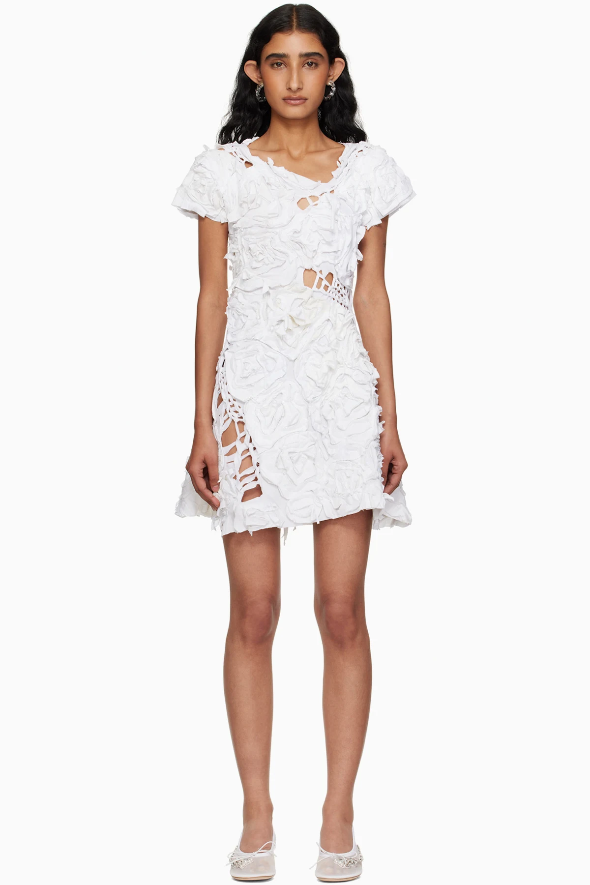 White Chirp Minidress