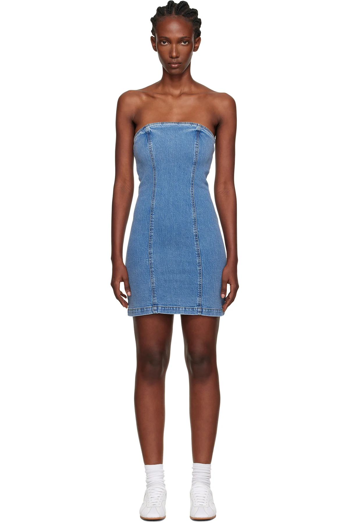 Blue Kristin Denim Minidress