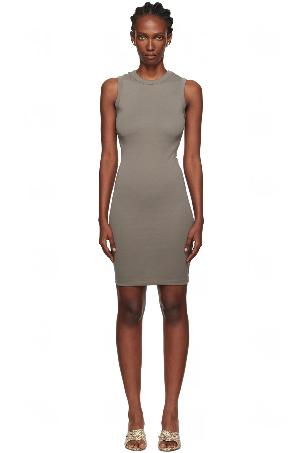 Taupe Esmé Midi Dress