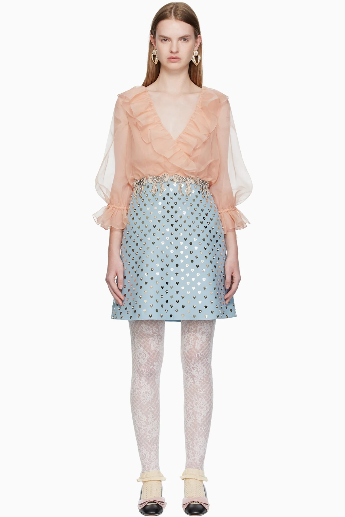 Pink & Blue Sequin Minidress