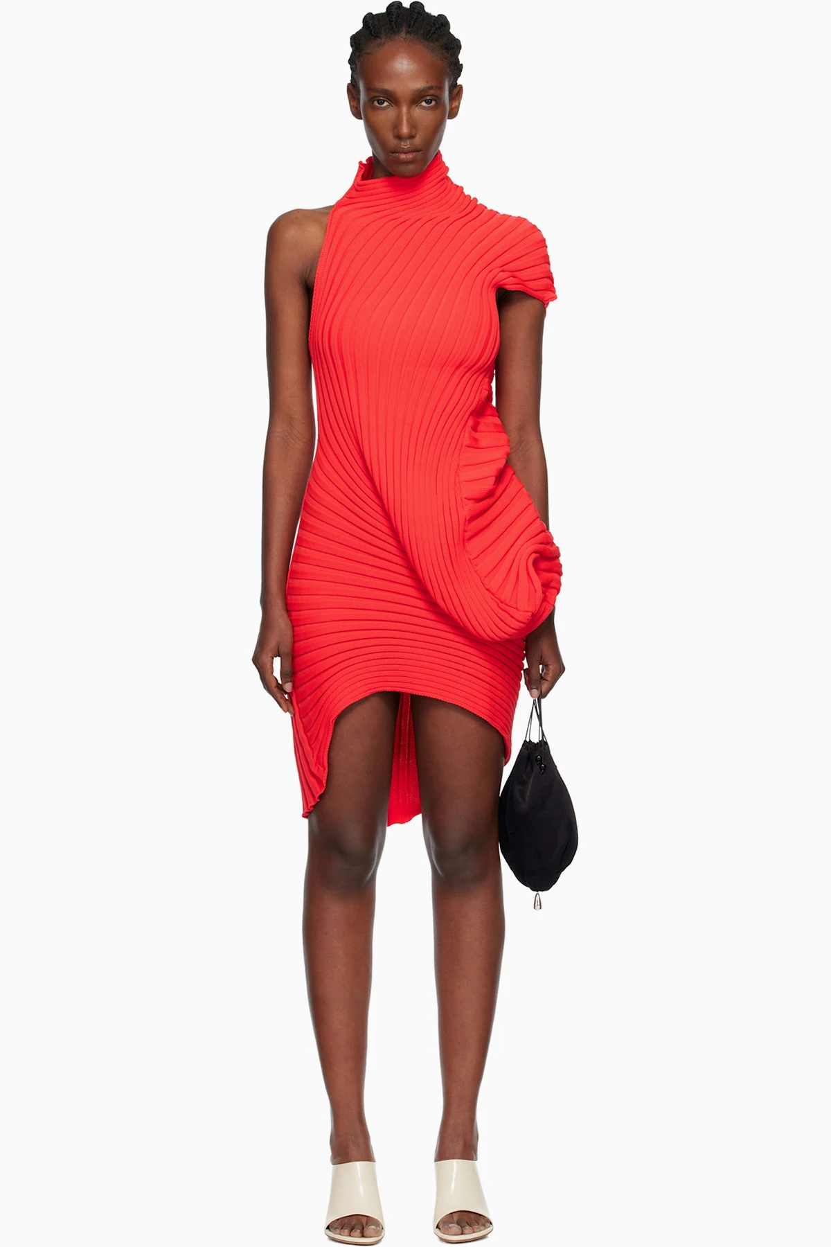 Red Knit 'As It Is' Minidress