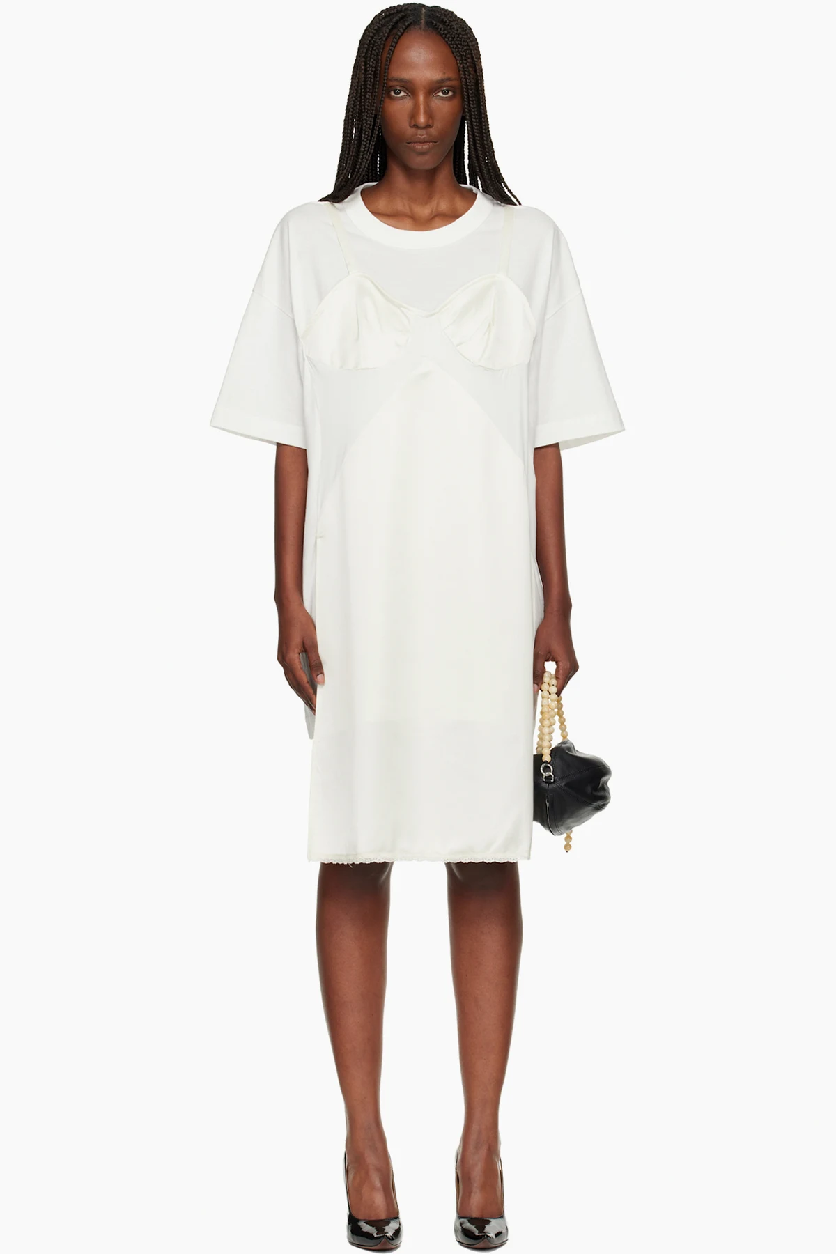 Off-White Slip T-shirt Minidress