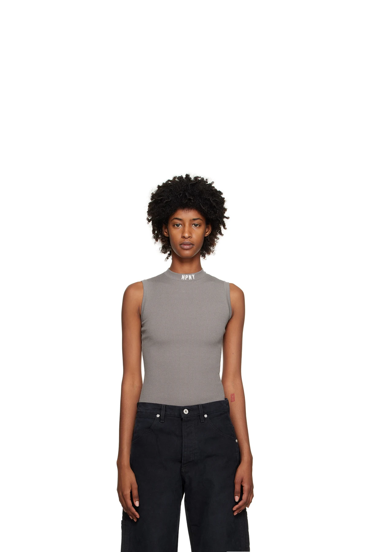 Gray 'HPNY' Bodysuit