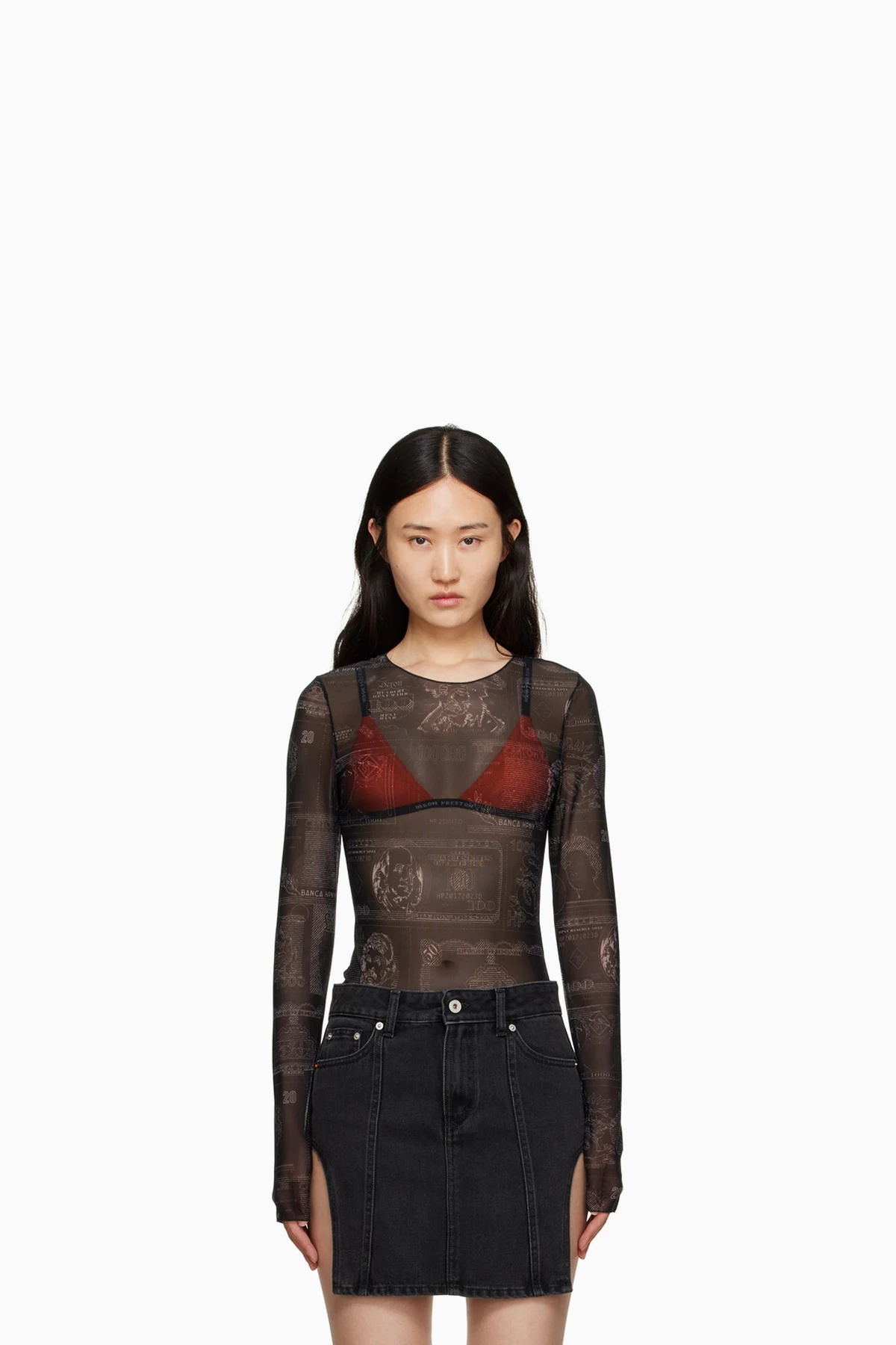 Black HP Currencies Bodysuit