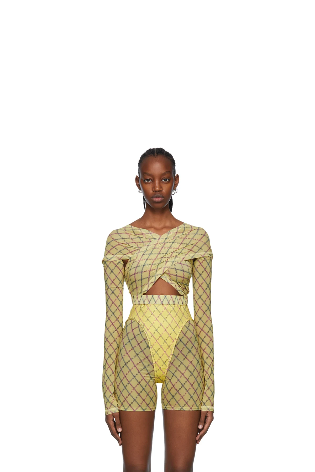 SSENSE Exclusive Yellow Anti-Cross Blouse