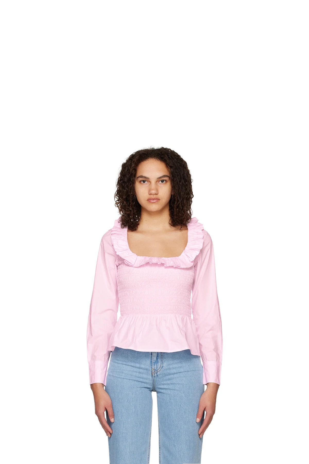 Pink Smock Blouse