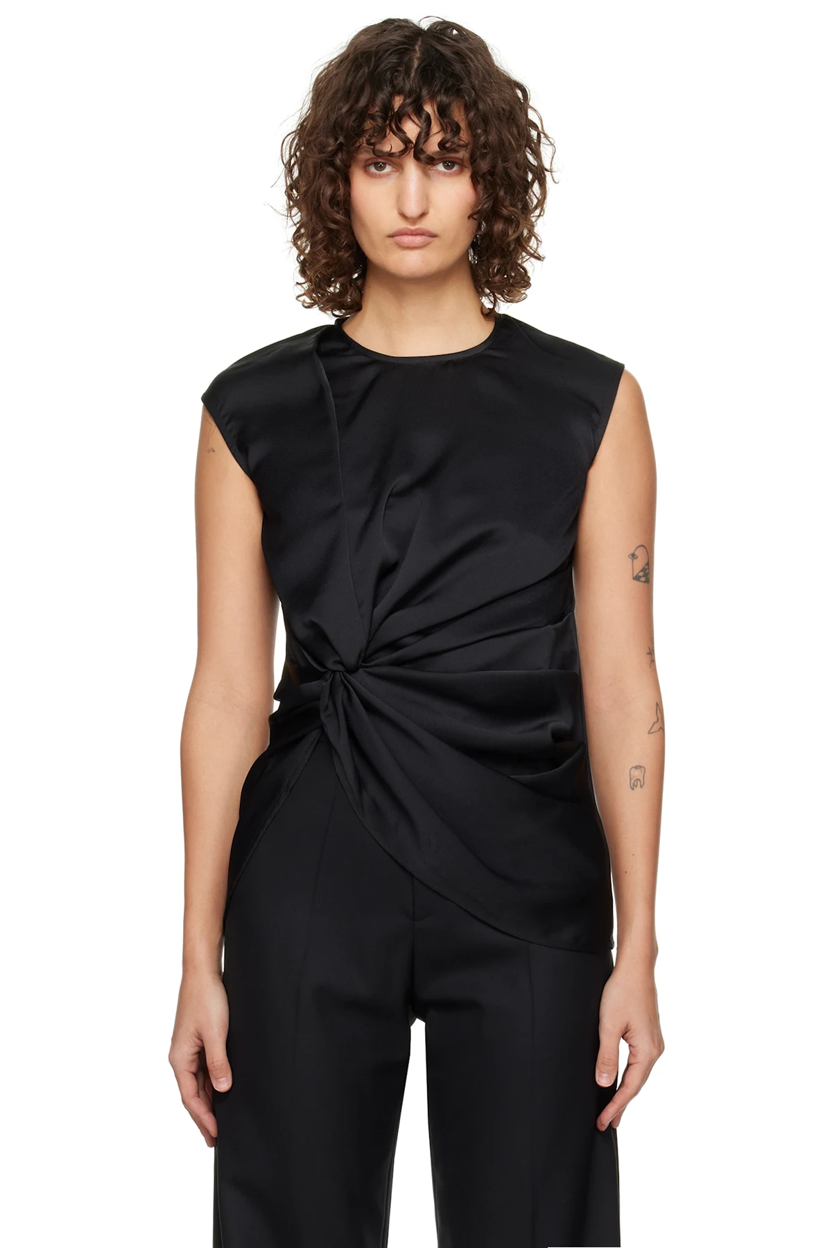 Black Bourdin Blouse