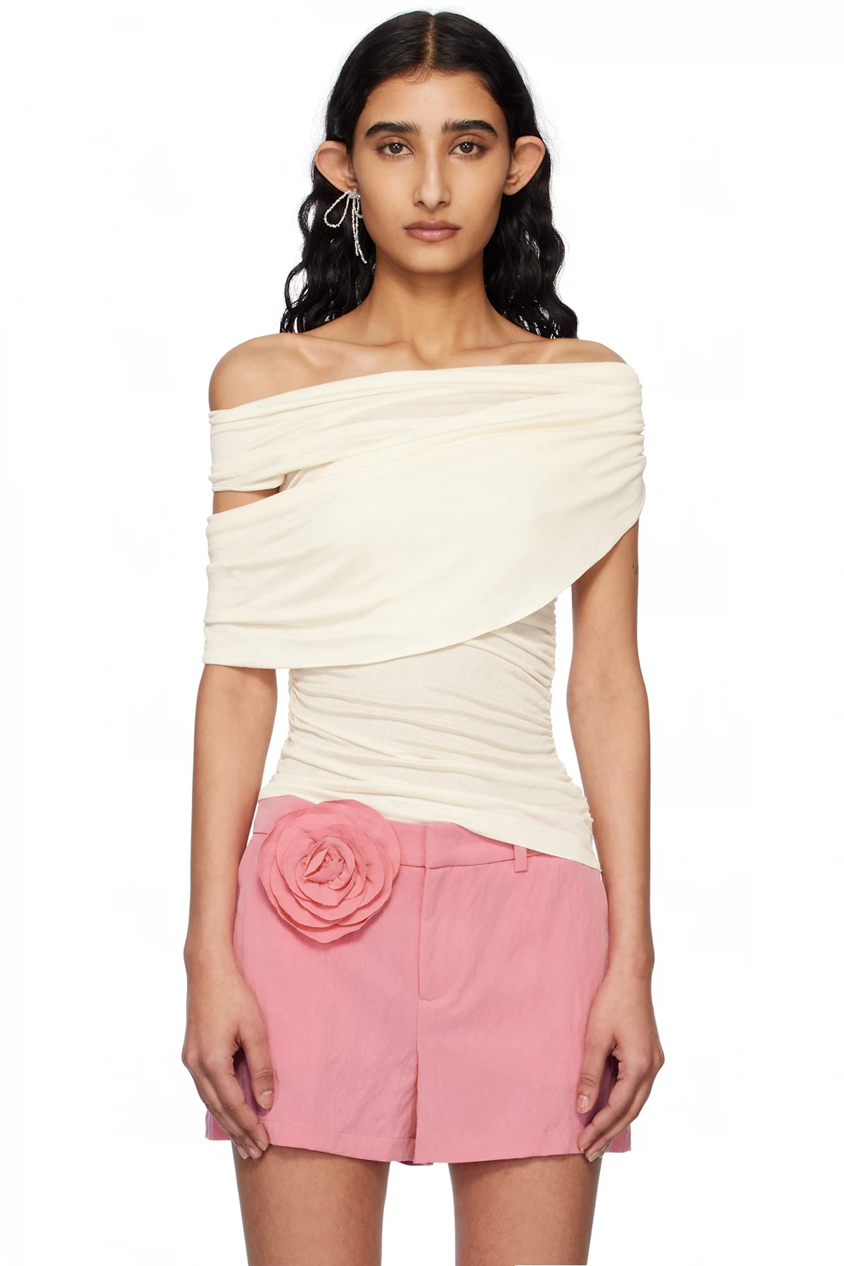 Off-White Jersey Sablé Blouse