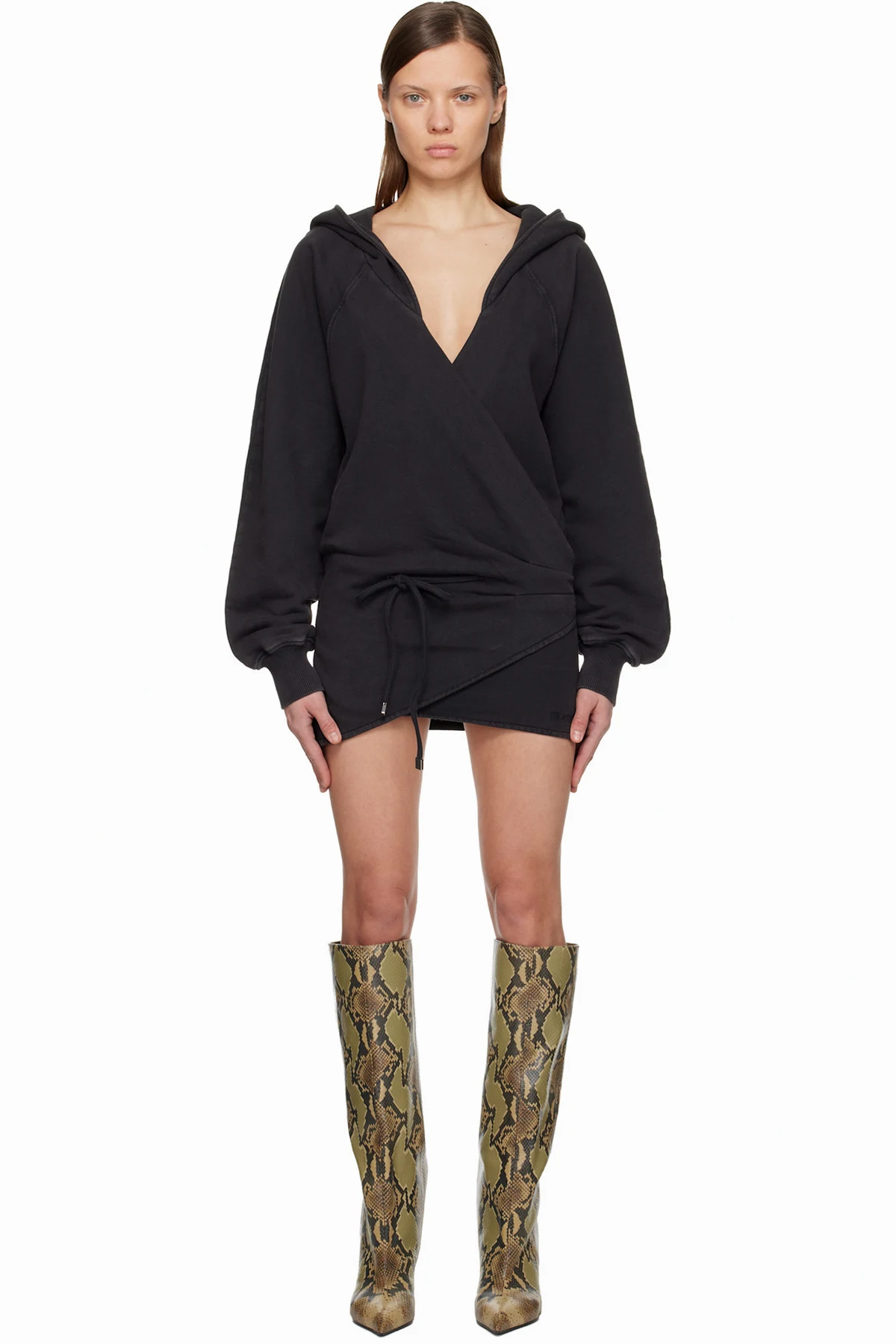 Black American Fleece Minidress