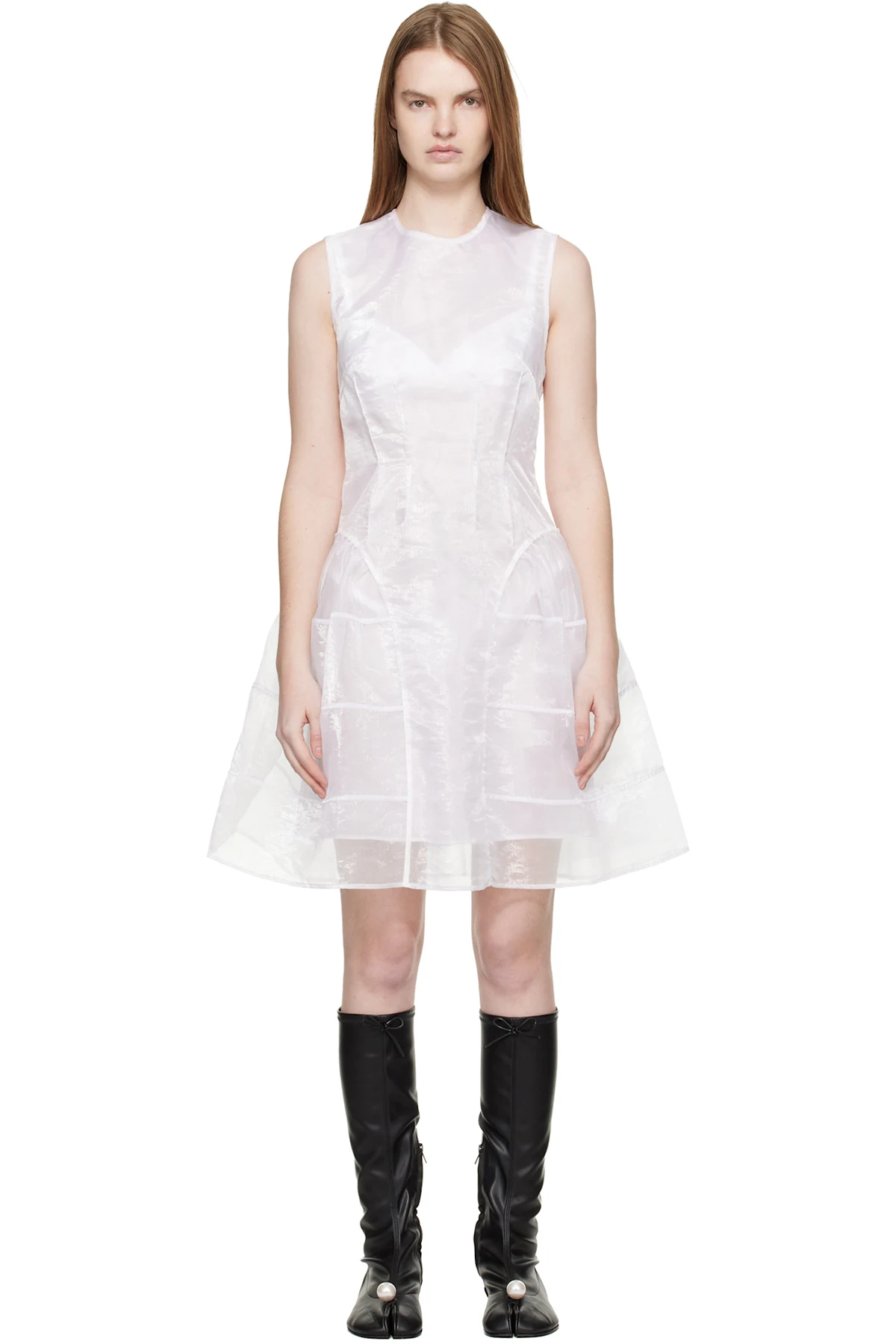 White CBclaudie Minidress