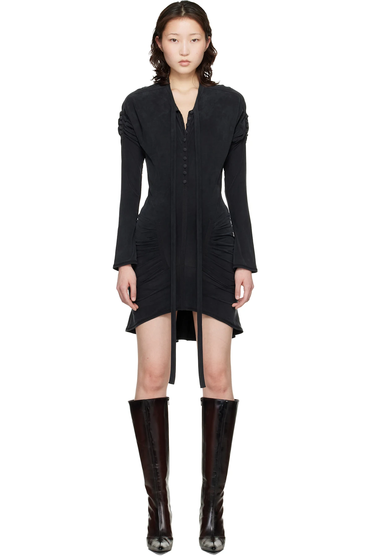 Black Leia Minidress