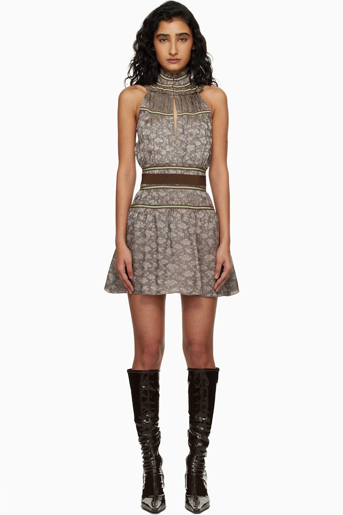 Brown Freya Minidress