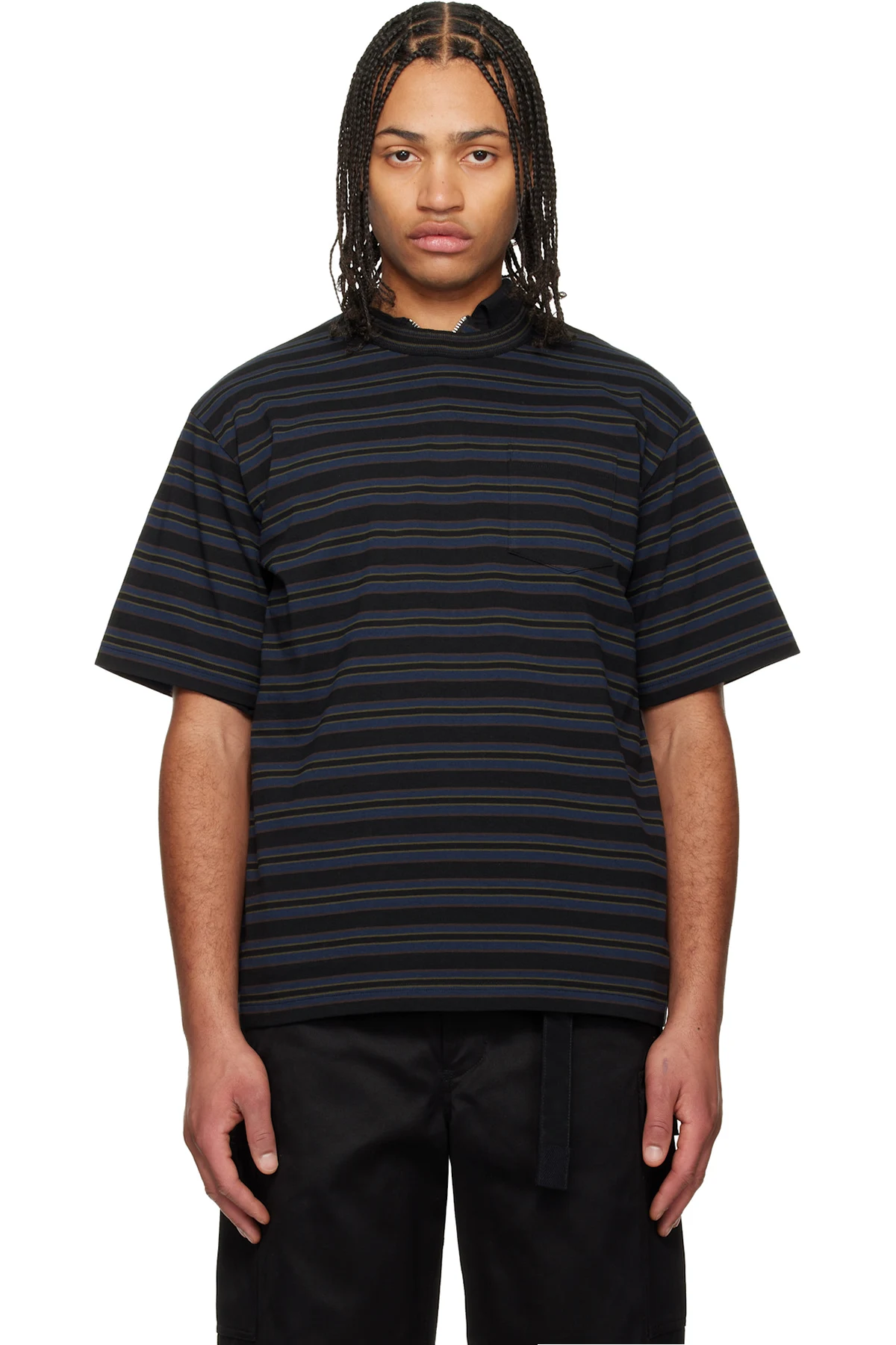 Navy Horizontal Stripe T-Shirt