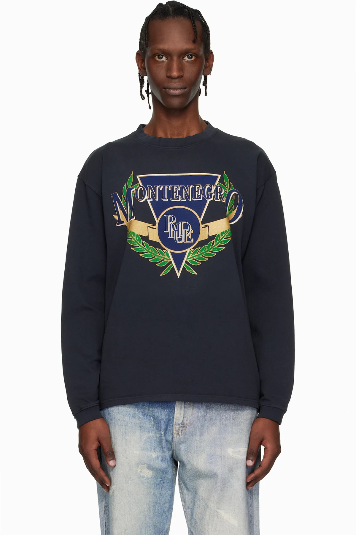 Black Montenegro Regatta LS T-shirt